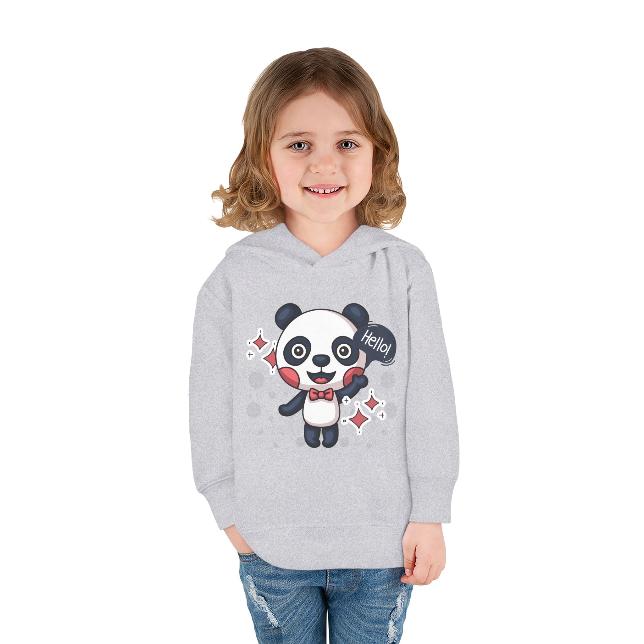 Adorable Toddler Fleece Hoodie featuring Cute Panda Design, Kids Apparel, Gift for Children, Birthday Party Outfit, Cozy Pullover
