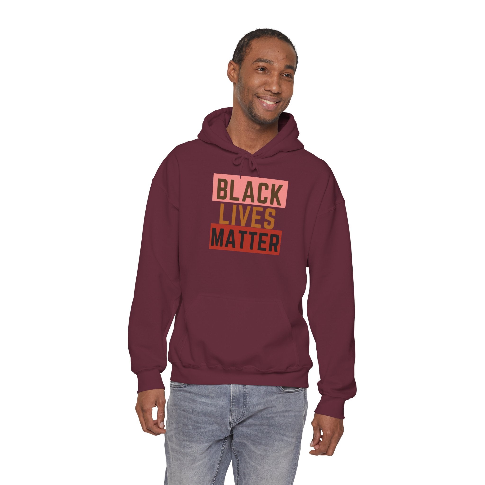 Unisex Black Lives Matter Hoodie, Empowering Apparel, Social Justice Gift, Casual Wear, Comfortable Sweatshirt, Protest Gear