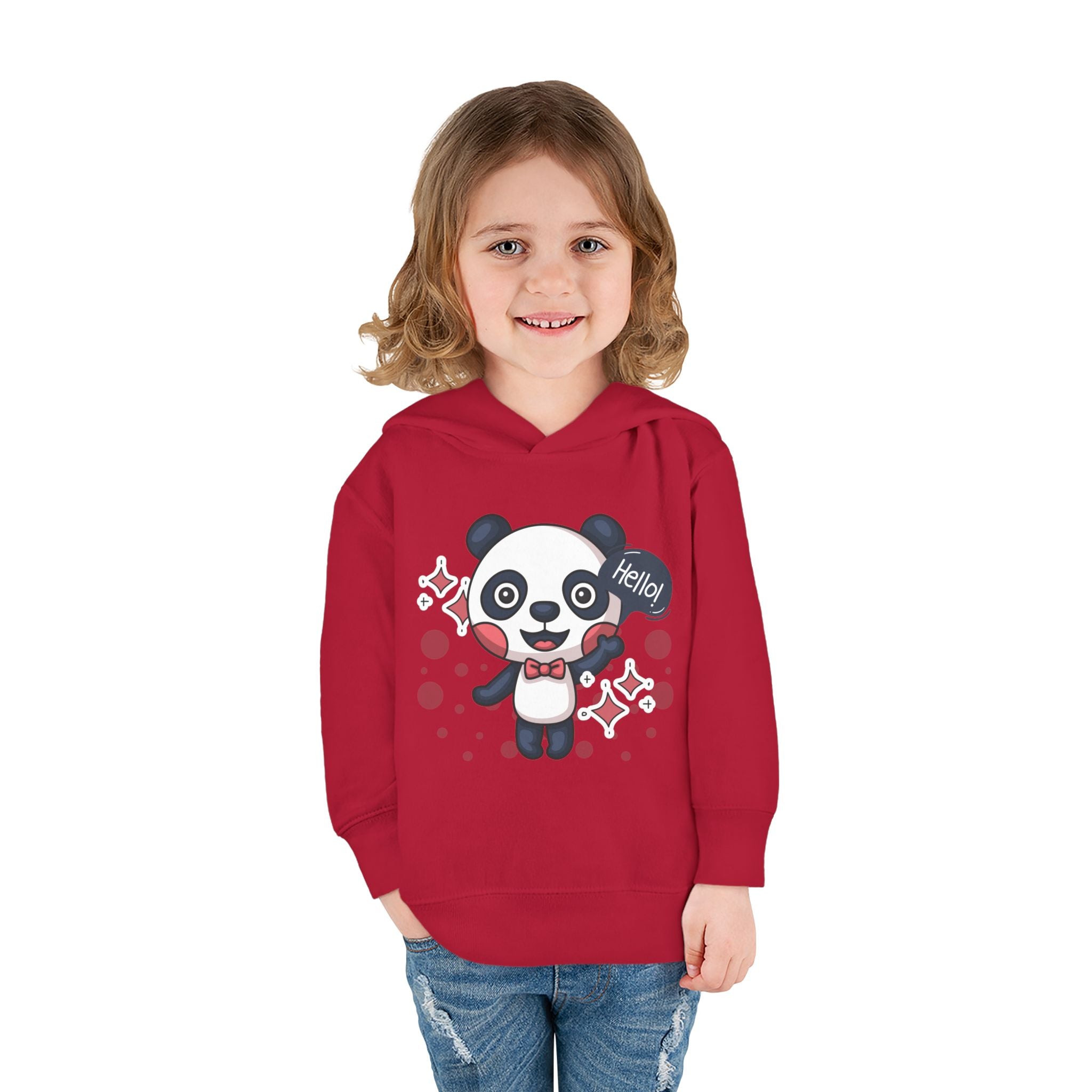Adorable Toddler Fleece Hoodie featuring Cute Panda Design, Kids Apparel, Gift for Children, Birthday Party Outfit, Cozy Pullover