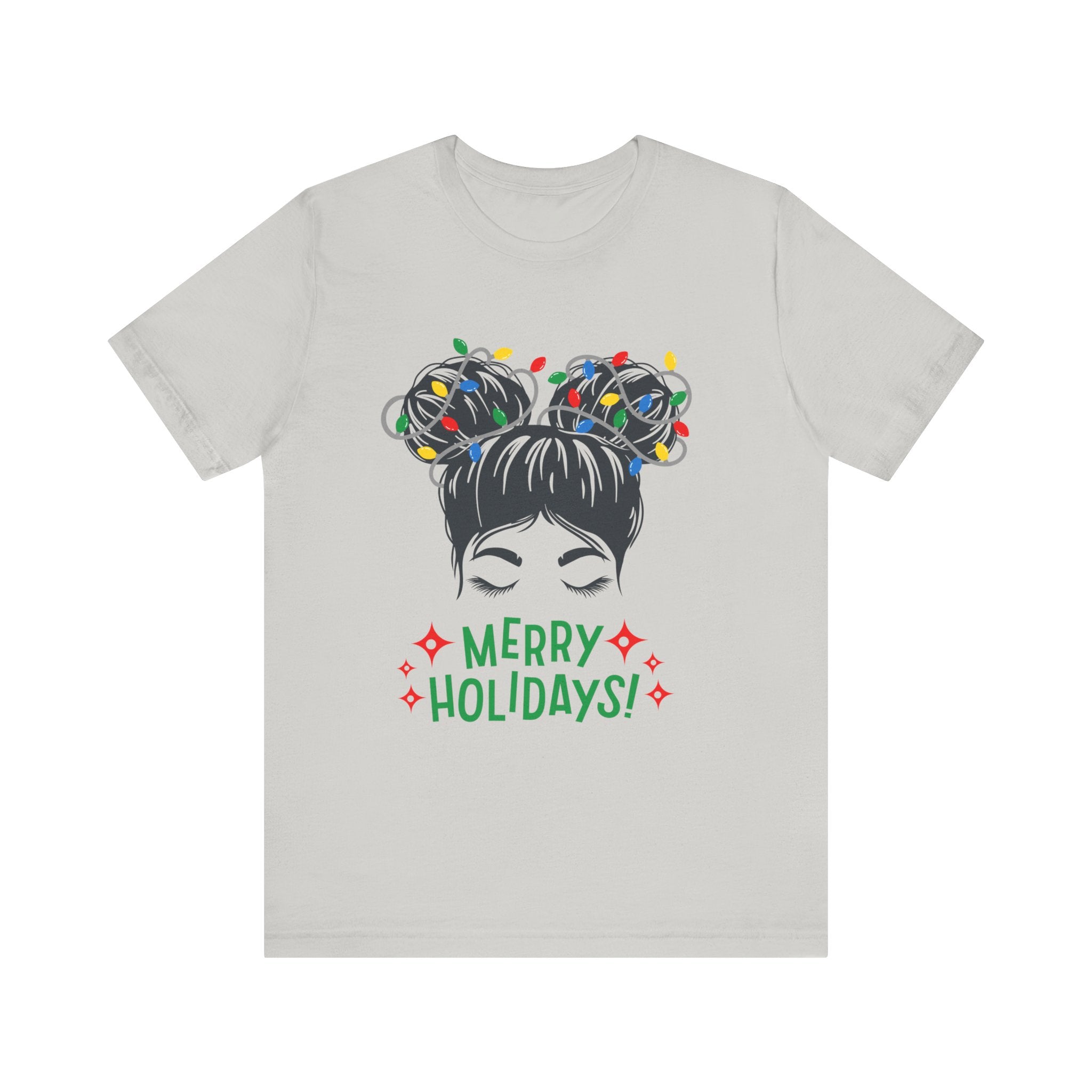 Festive Holiday Tee - Merry Holidays Graphic, Unisex Jersey Short Sleeve Shirt, Christmas Apparel, Seasonal Gift, Cozy Vibes