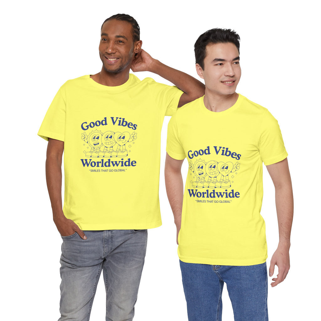 Good Vibes Unisex Tee, Casual Shirt, Affirmation T-Shirt, Everyday Wear, Gift for Friends