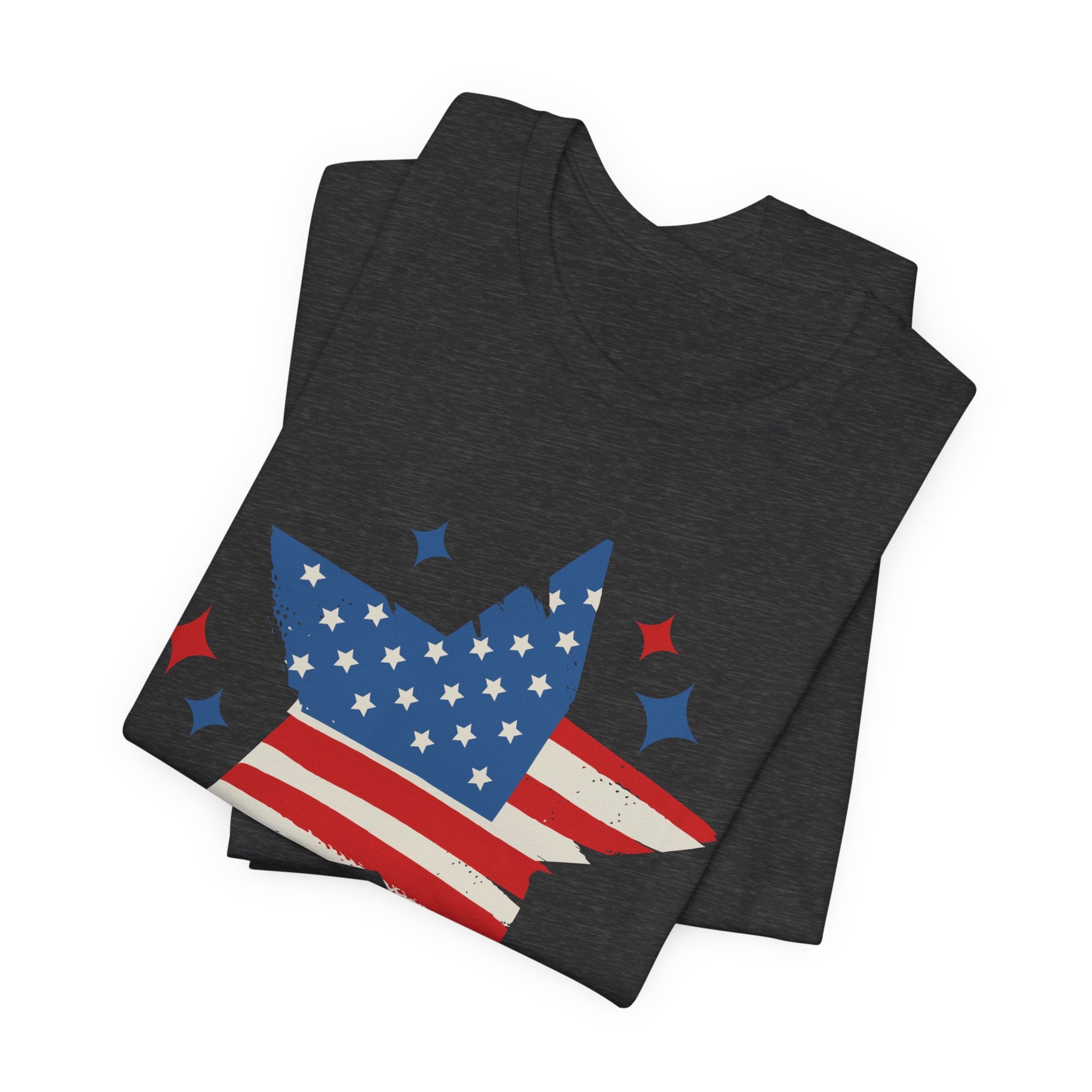 Patriotic T-Shirt, Independence Day Tee, American Dream Shirt, 4th of July Outfit, Stars and Stripes Tee Shirt
