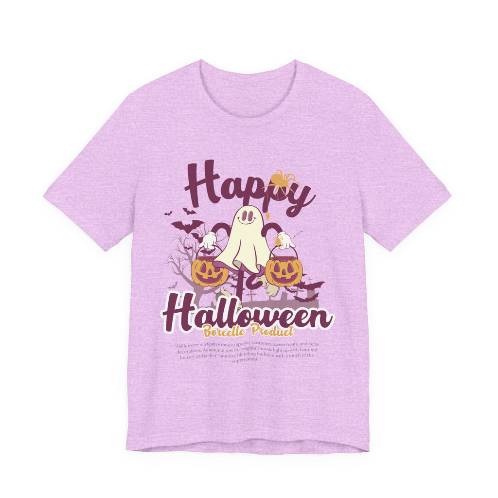 Halloween Unisex T-Shirt, Cute Ghost Tee, Fall Apparel, Kids Halloween Costume, Spooky Season Shirt, Trick or Treat Gift