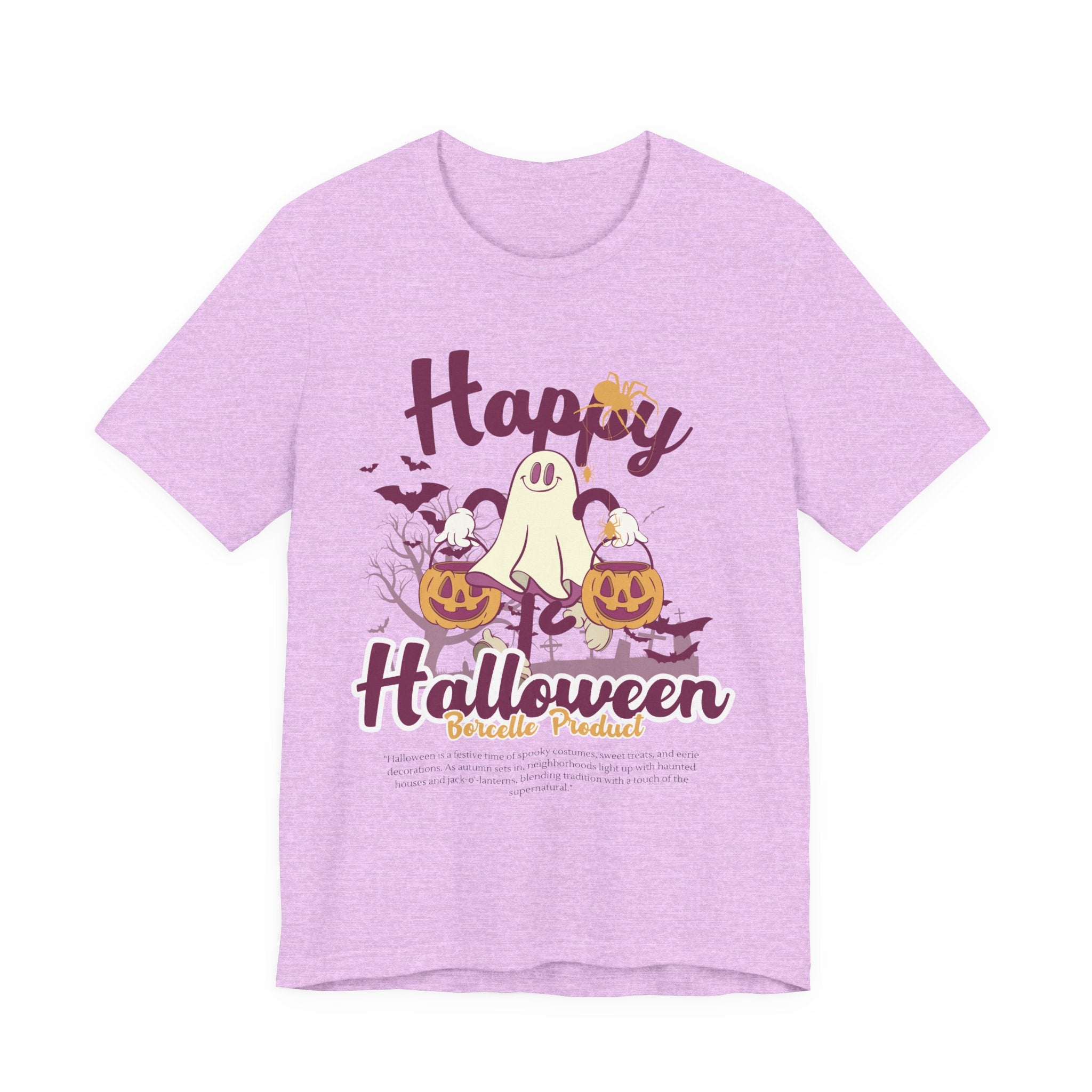 Halloween Unisex T-Shirt, Cute Ghost Tee, Fall Apparel, Kids Halloween Costume, Spooky Season Shirt, Trick or Treat Gift