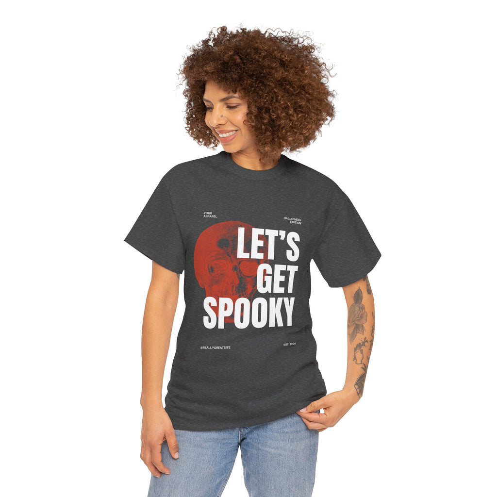 Unisex Halloween Tee, Let's Get Spooky Shirt, Fall Fashion, Party Wear, Ghostly Gifts, Casual Comfort