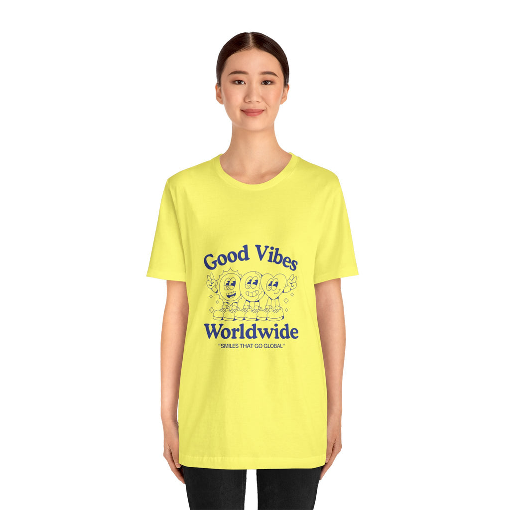 Good Vibes Unisex Tee, Casual Shirt, Affirmation T-Shirt, Everyday Wear, Gift for Friends