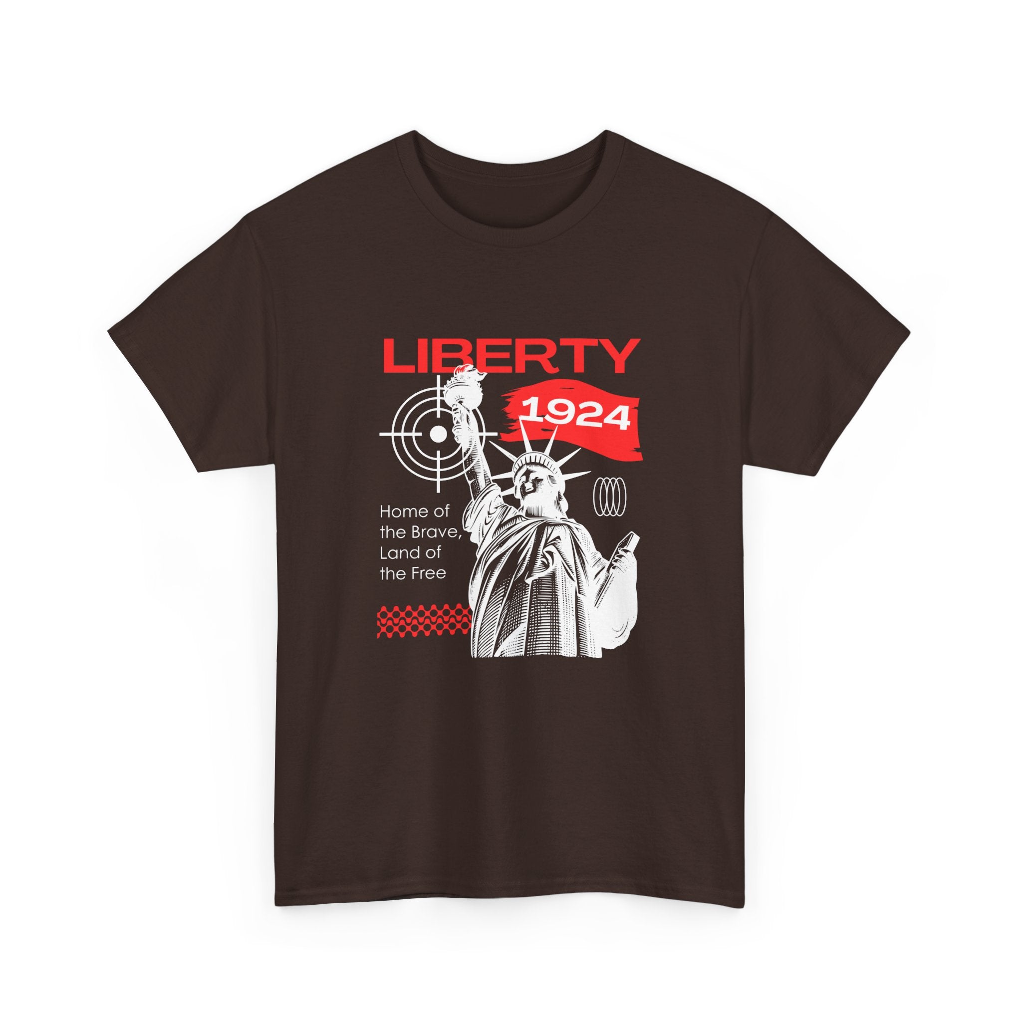 Vintage Liberty Statement Tee, Retro Graphic T-Shirt, Unisex Cotton Shirt, 4th of July Outfit, Freedom Shirt, Gift for Patriots