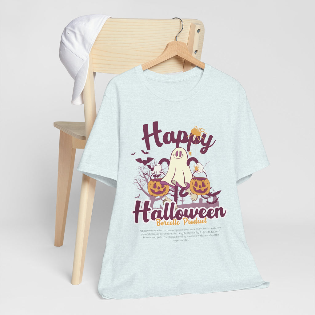 Halloween Unisex T-Shirt, Cute Ghost Tee, Fall Apparel, Kids Halloween Costume, Spooky Season Shirt, Trick or Treat Gift