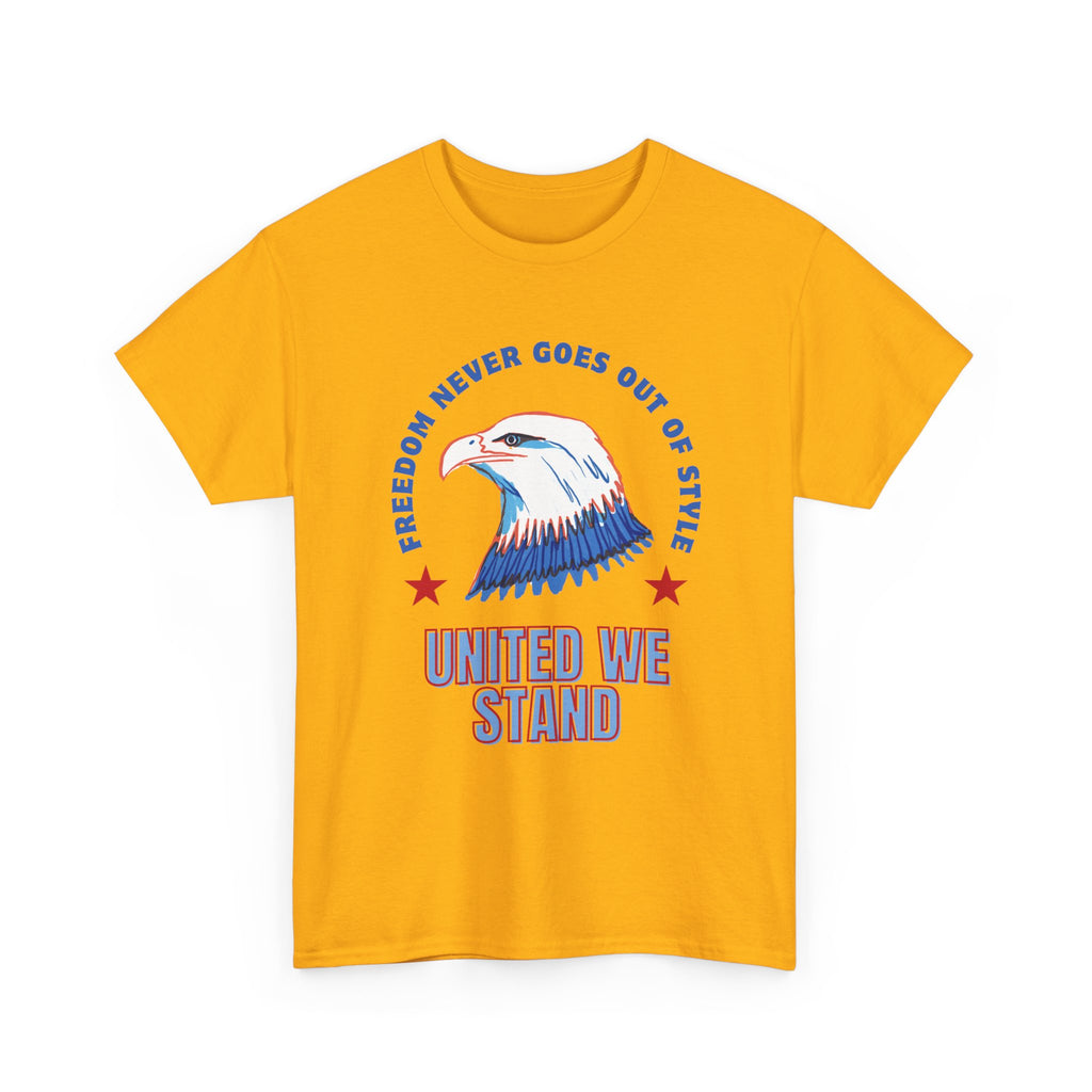 American Pride Unisex Tee, Patriotic Graphic Shirt, United We Stand Shirt, Freedom Tee, Casual Everyday Wear, Gift for Veterans