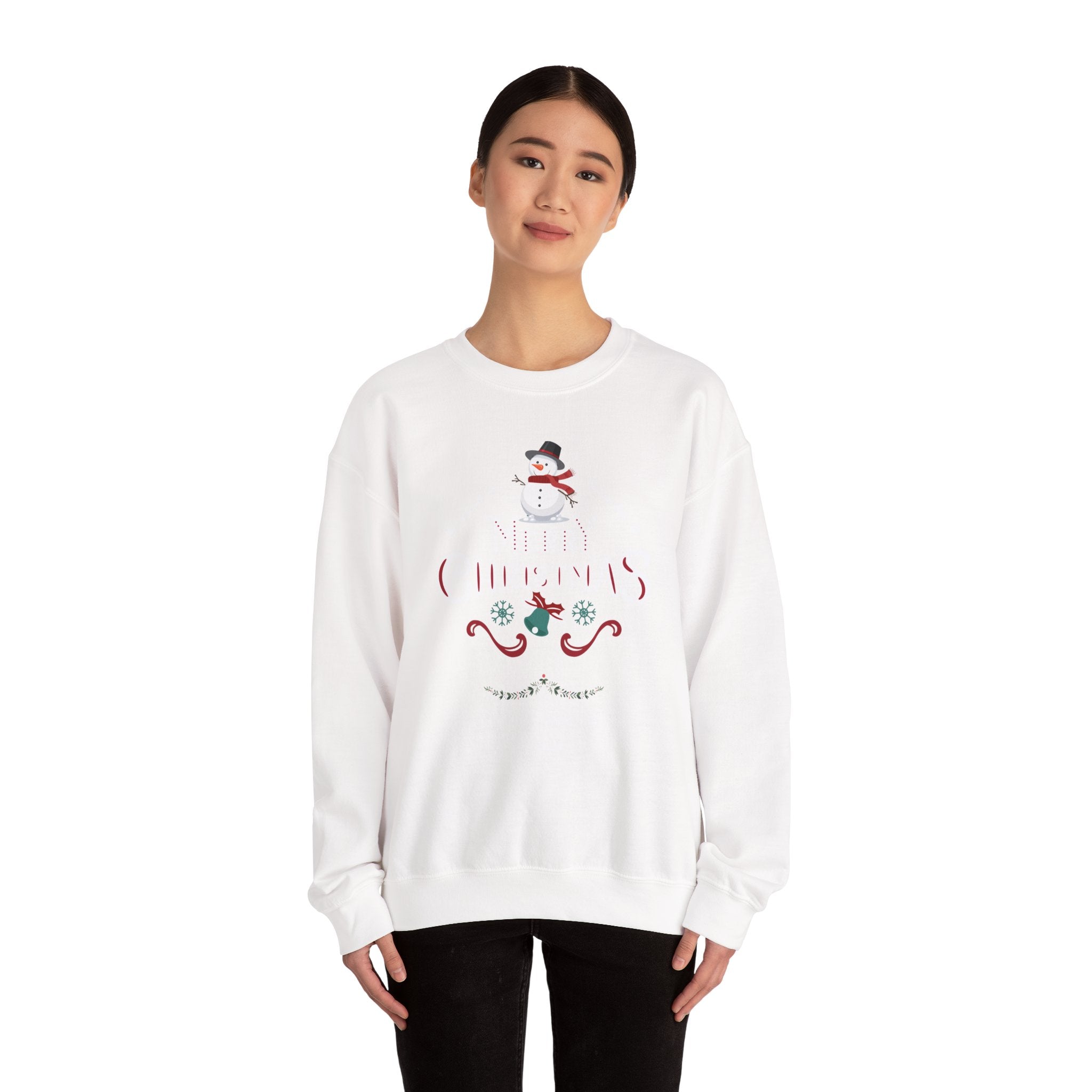 Cozy Holiday Crewneck Sweatshirt - Festive Christmas Design, Unisex Christmas Apparel, Winter Casual Wear, Gift for Her, Holiday Sweater