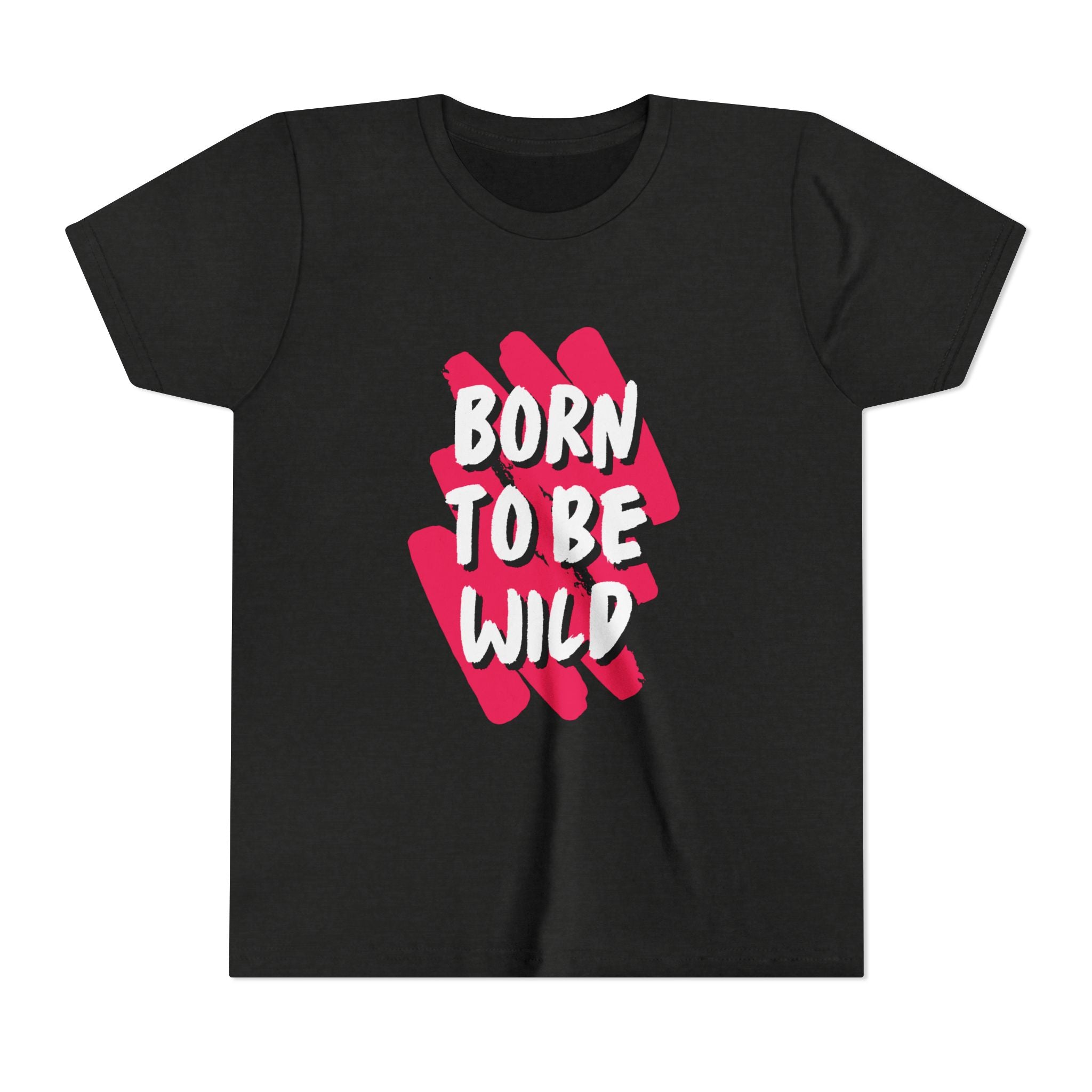 Youth Short Sleeve Tee - Born to Be Wild, Adventure Tee, Kids Casual Shirt, Summer Vibes, Birthday Gift, Fun Playwear