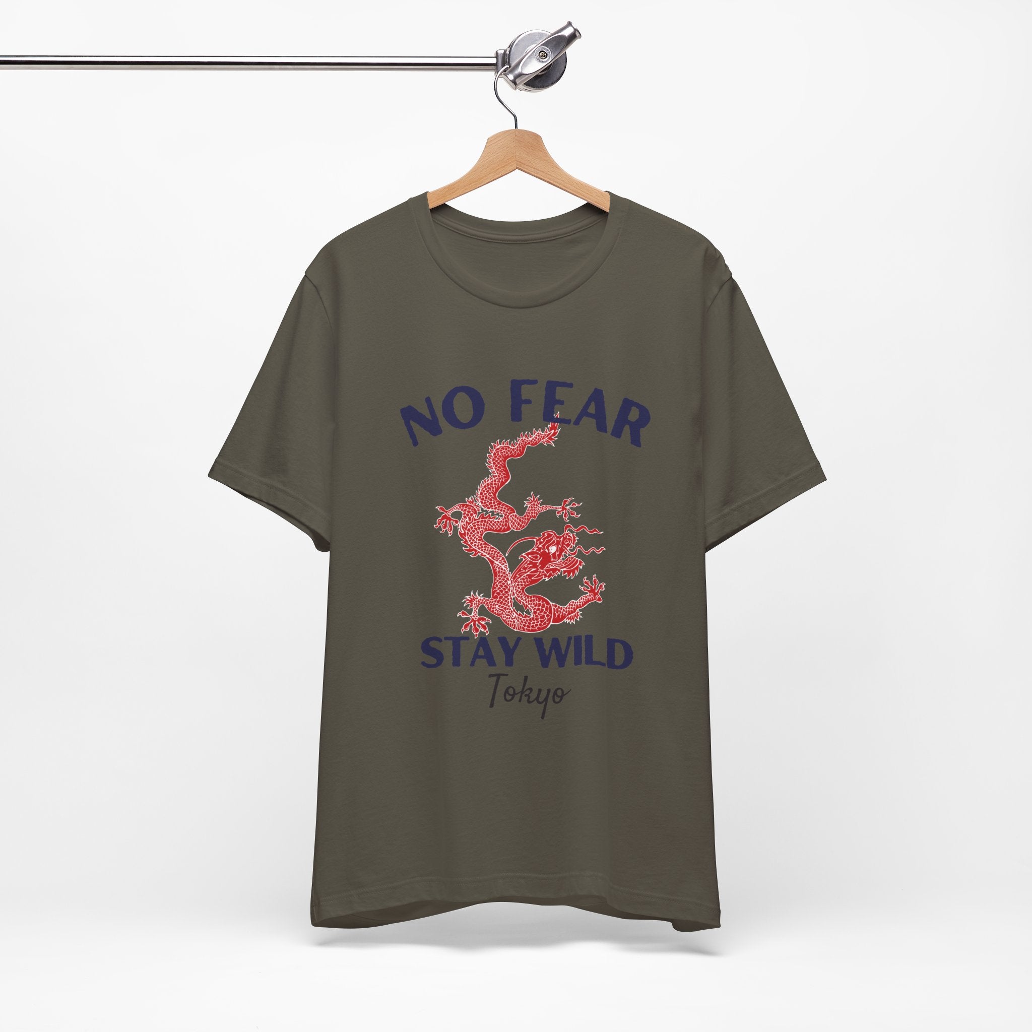 No Fear Stay Wild Unisex T-Shirt | Adventure Tee, Casual Wear, Gift for Nature Lovers, Inspirational Shirt, Summer Fashion