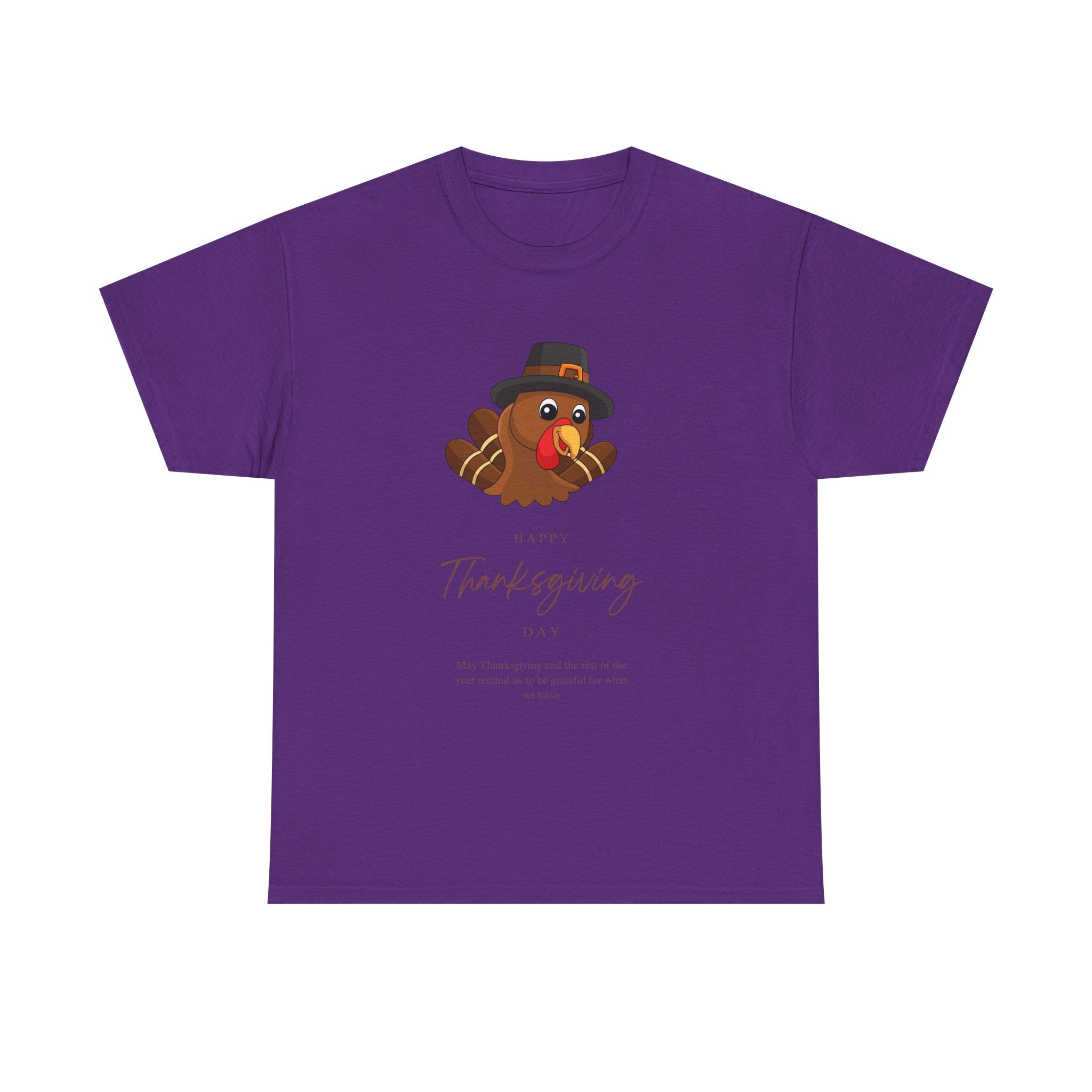 Thanksgiving Turkey Tee | Unisex Heavy Cotton T-Shirt, Fall Fashion, Thanksgiving Celebration, Family Gatherings, Holiday Gifts