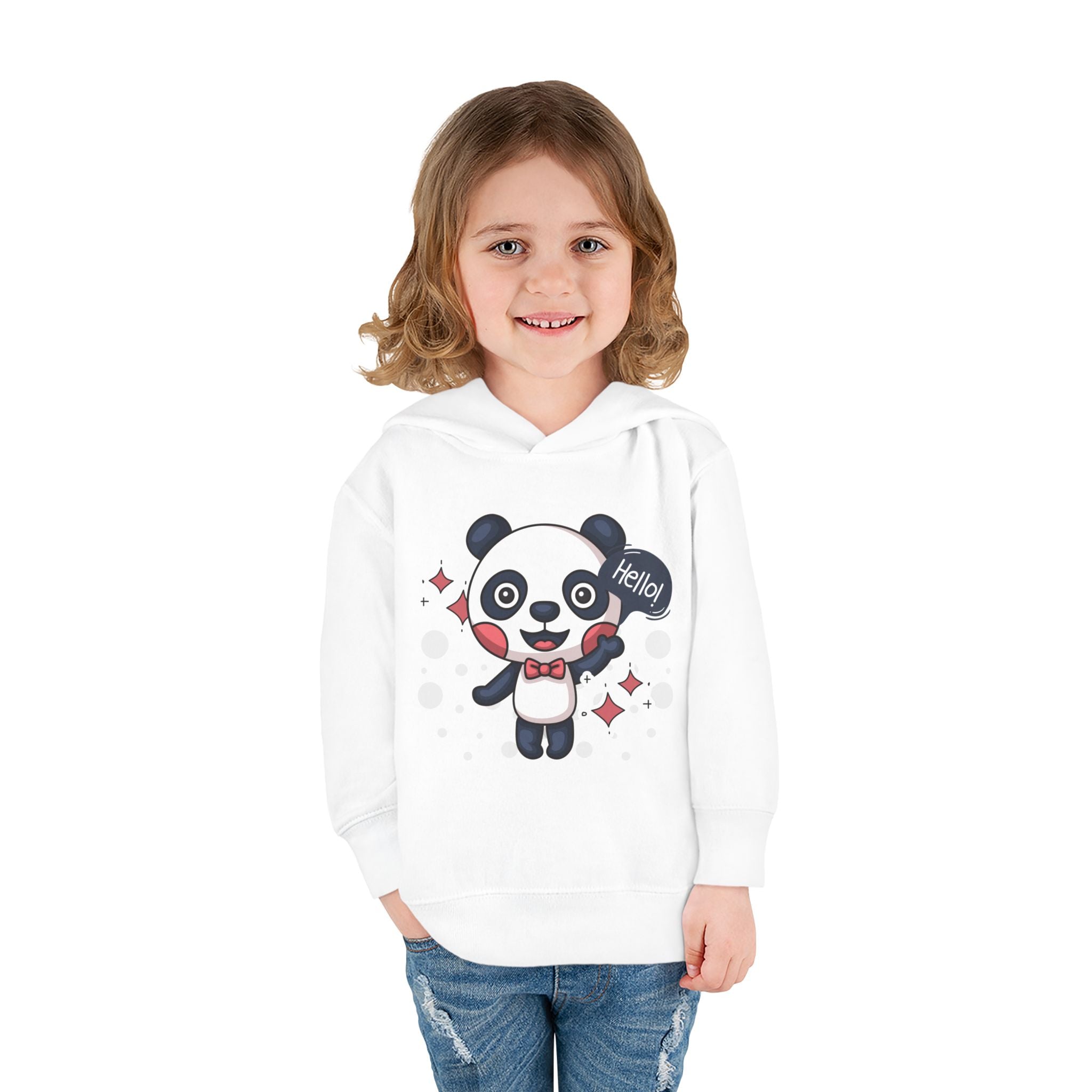 Adorable Toddler Fleece Hoodie featuring Cute Panda Design, Kids Apparel, Gift for Children, Birthday Party Outfit, Cozy Pullover