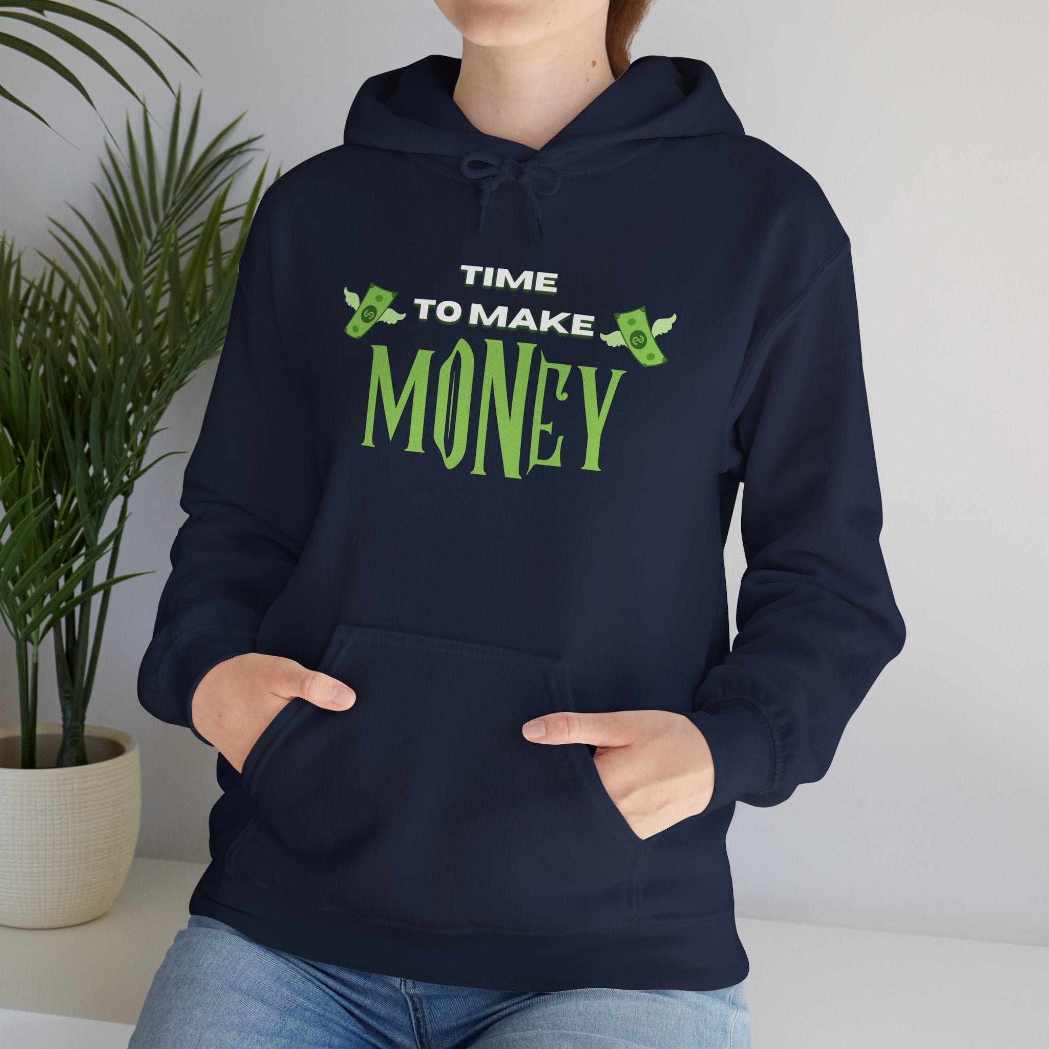 Money Maker Hooded Sweatshirt | Unisex Hoodie, Funny Sweatshirt, Gift for Entrepreneurs, Casual Wear, Business Motivation