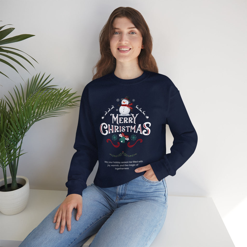Cozy Holiday Crewneck Sweatshirt - Festive Christmas Design, Unisex Christmas Apparel, Winter Casual Wear, Gift for Her, Holiday Sweater