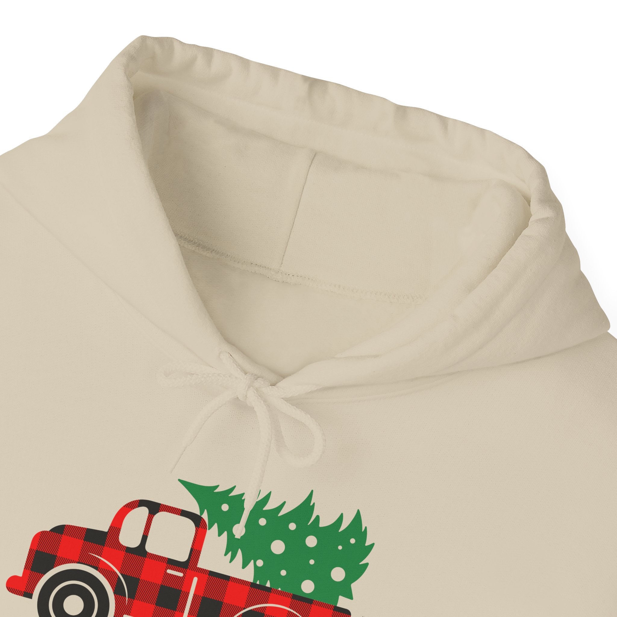 Merry Christmas Truck Hoodie, Festive Sweatshirt, Holiday Gift, Cozy Winter Apparel, Unisex Christmas Wear