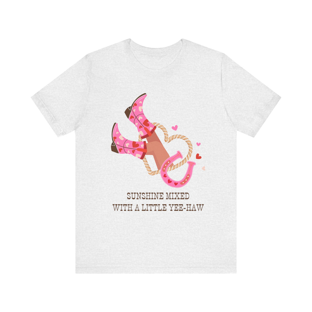 Playful Cowboy Graphic Tee - Perfect for Rodeos, Country Concerts, and Summer Gatherings, Casual Wear, Gift for Country Lovers, Fun Outfits