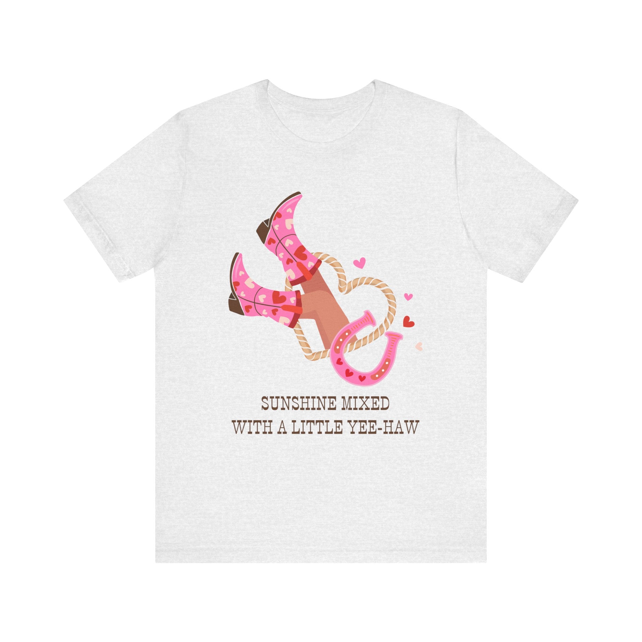 Playful Cowboy Graphic Tee - Perfect for Rodeos, Country Concerts, and Summer Gatherings, Casual Wear, Gift for Country Lovers, Fun Outfits