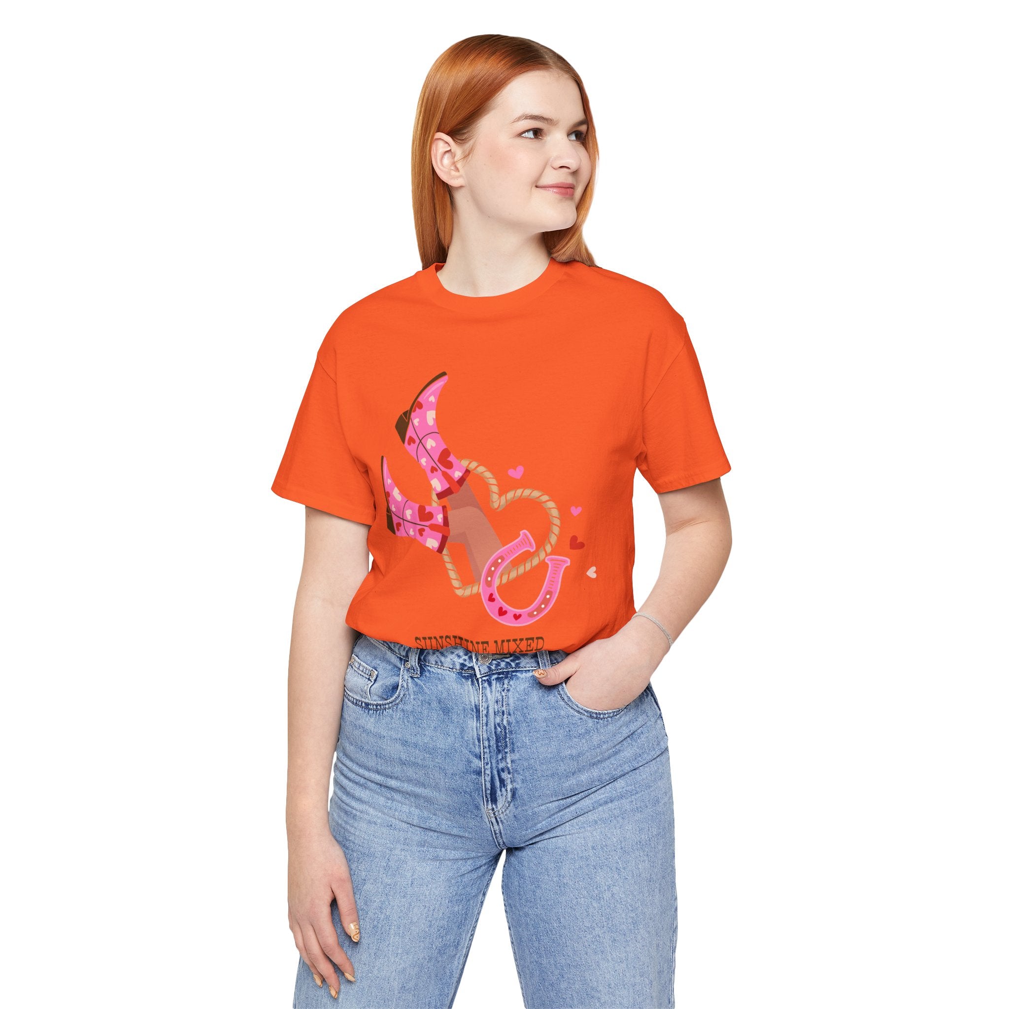 Playful Cowboy Graphic Tee - Perfect for Rodeos, Country Concerts, and Summer Gatherings, Casual Wear, Gift for Country Lovers, Fun Outfits