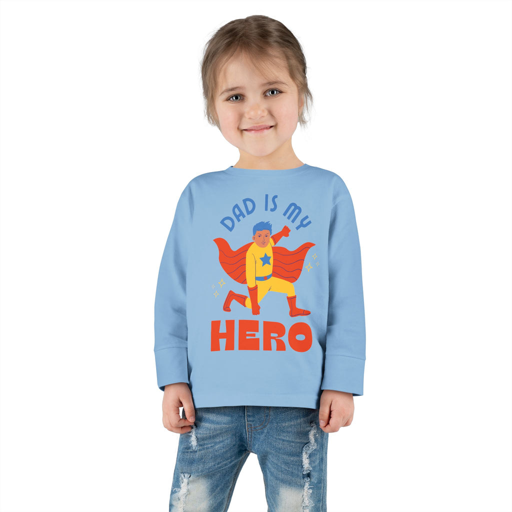 Toddler Long Sleeve Tee – Soft Combed Ringspun Cotton, Durable & Comfortable