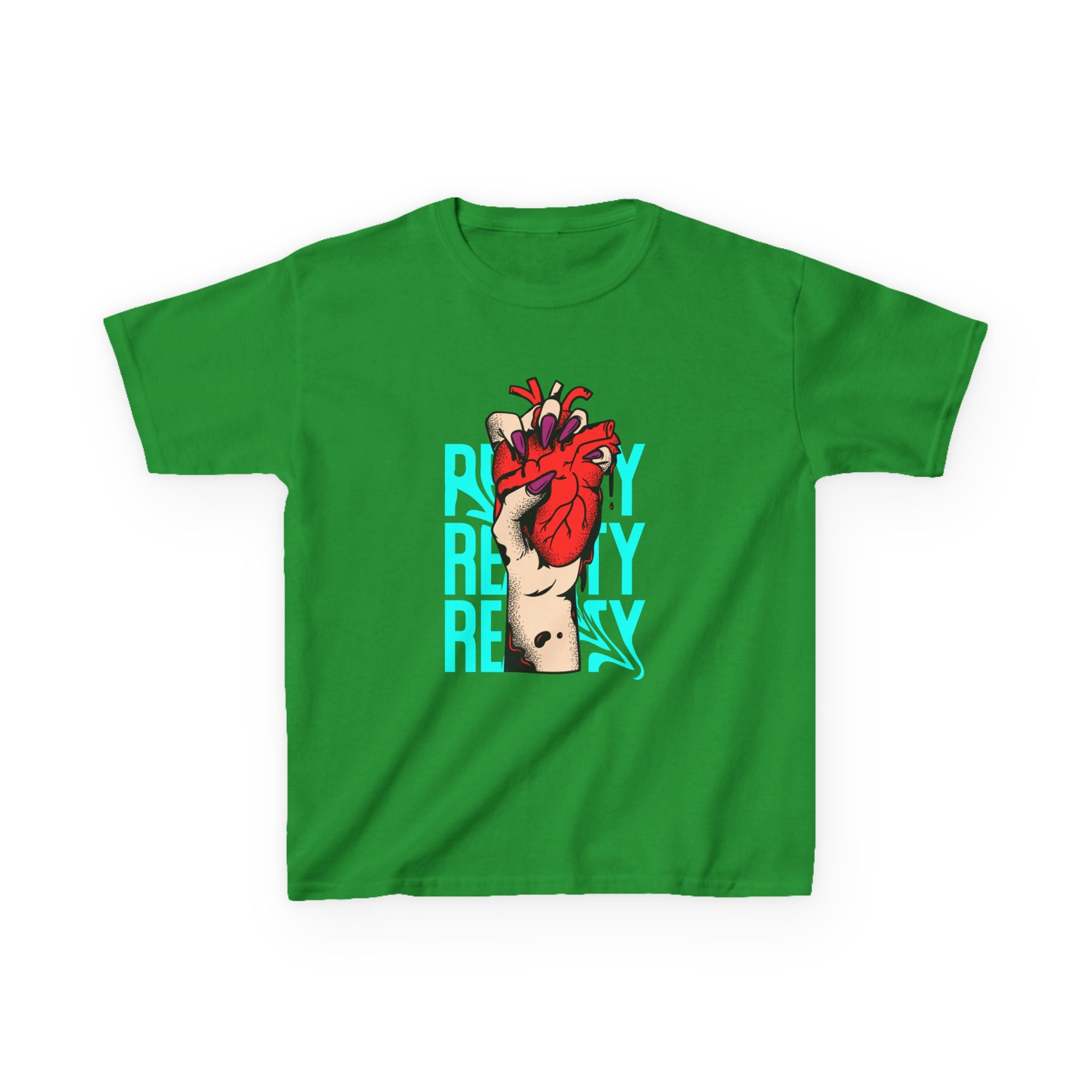Youth Graphic Tee with Heart Design, Perfect Gift for Kids, Fun Everyday Wear, Unique Birthday Present, Heartfelt T-Shirt