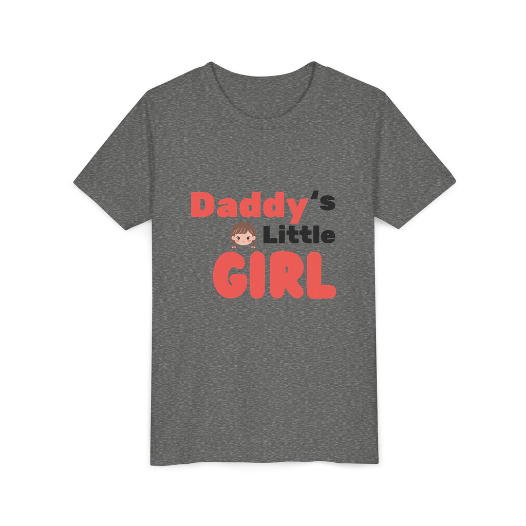 Daddy's Little Girl Youth Tee, Cute Kids T-Shirt, Father's Day Gift, Birthday Present, Sweet Family Apparel, Children's Fashion