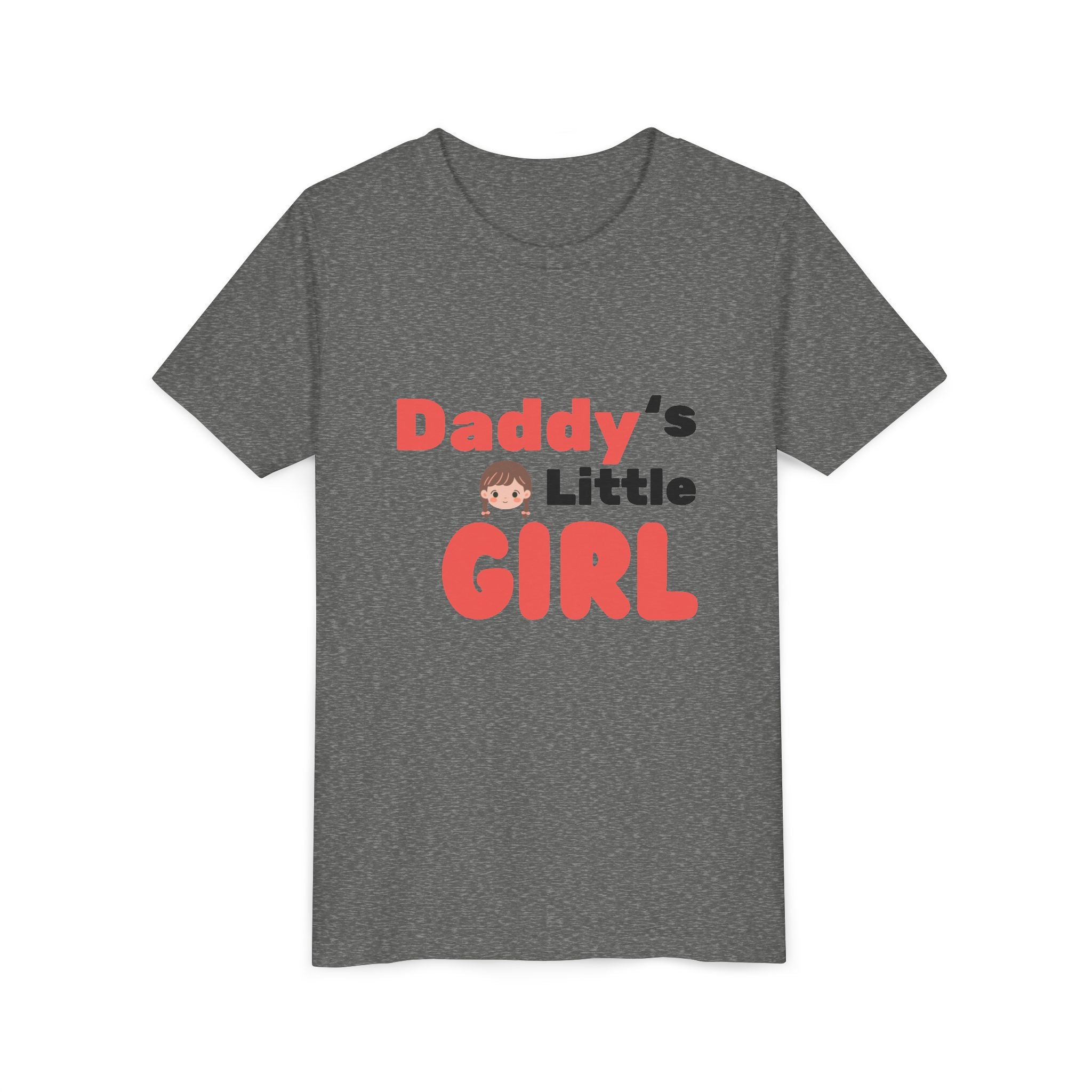 Daddy's Little Girl Youth Tee, Cute Kids T-Shirt, Father's Day Gift, Birthday Present, Sweet Family Apparel, Children's Fashion