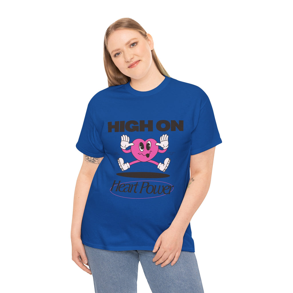 Heart Power Unisex T-Shirt Design | Graphic Tee for Men & Women | Streetwear Aesthetic T-Shirt