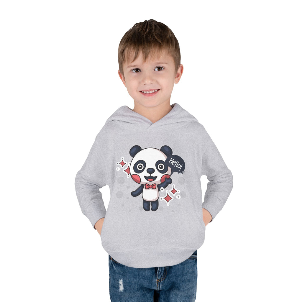 Adorable Toddler Fleece Hoodie featuring Cute Panda Design, Kids Apparel, Gift for Children, Birthday Party Outfit, Cozy Pullover