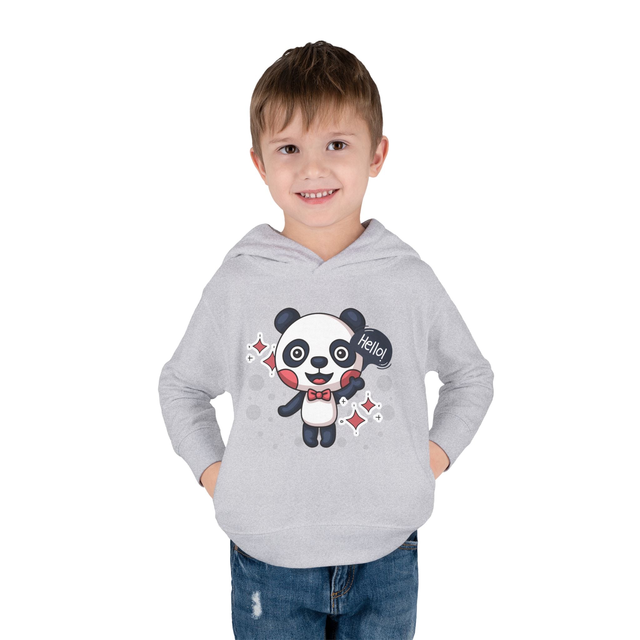 Adorable Toddler Fleece Hoodie featuring Cute Panda Design, Kids Apparel, Gift for Children, Birthday Party Outfit, Cozy Pullover