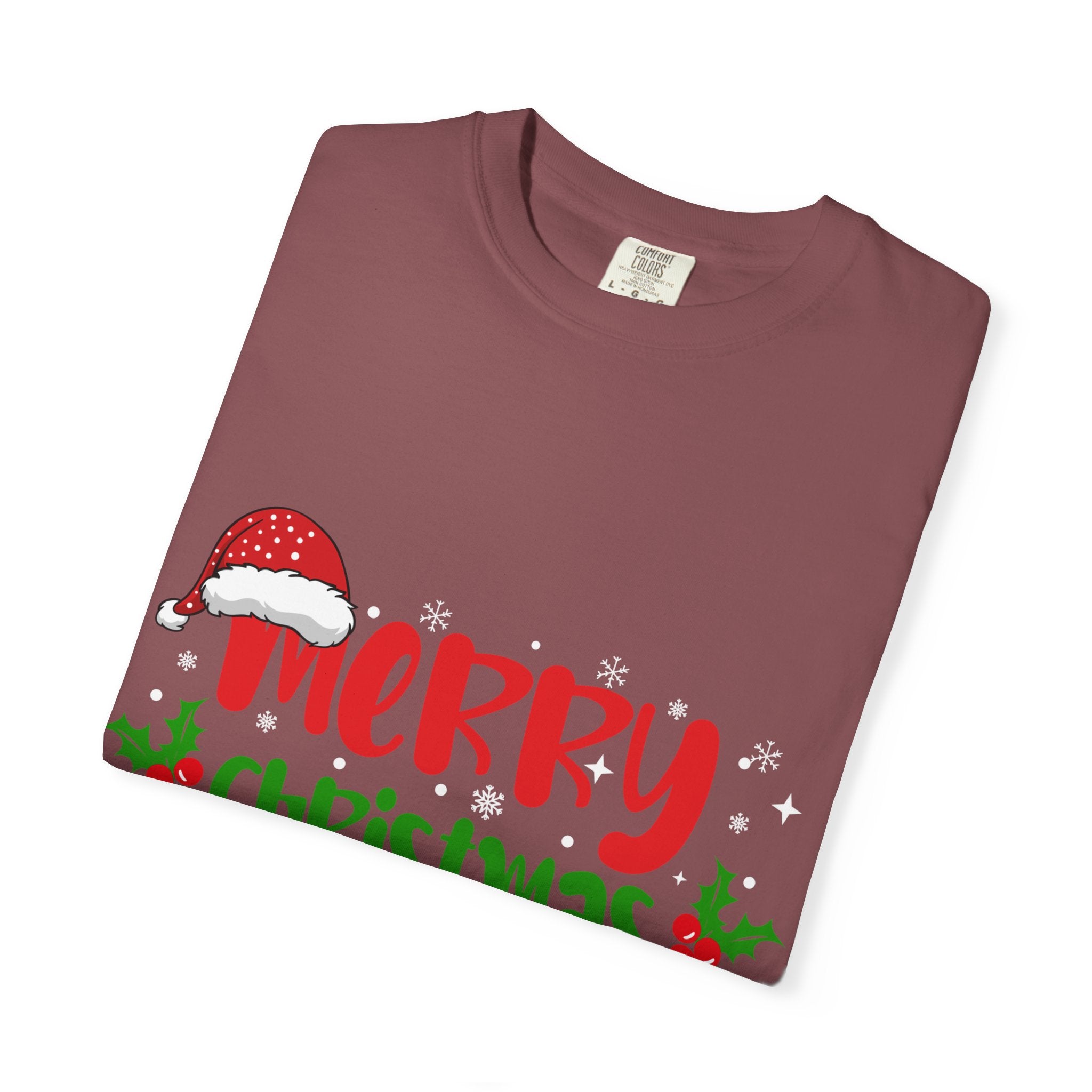 Merry Christmas Tee, Unisex Holiday Shirt, Festive Gift, Casual Christmas Apparel, Seasonal Wear, Perfect for Celebrations