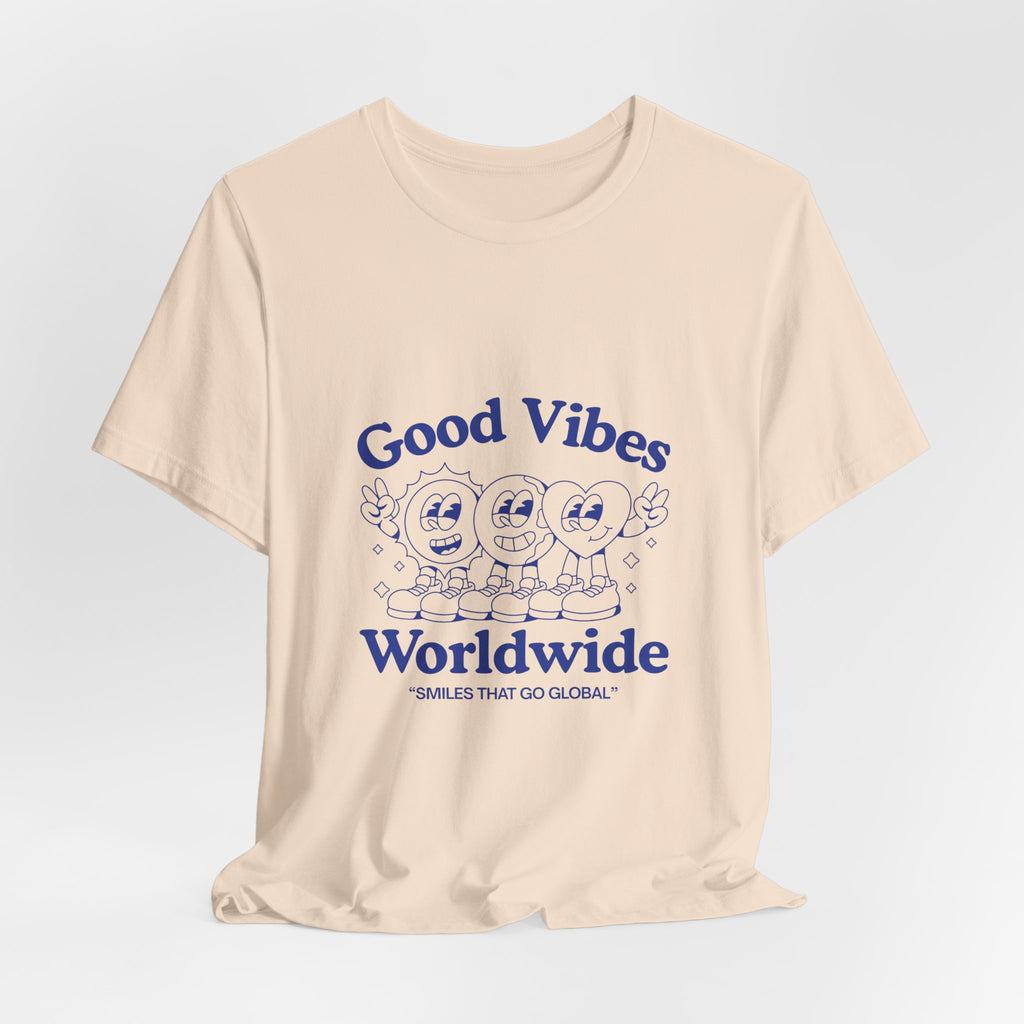 Good Vibes Unisex Tee, Casual Shirt, Affirmation T-Shirt, Everyday Wear, Gift for Friends
