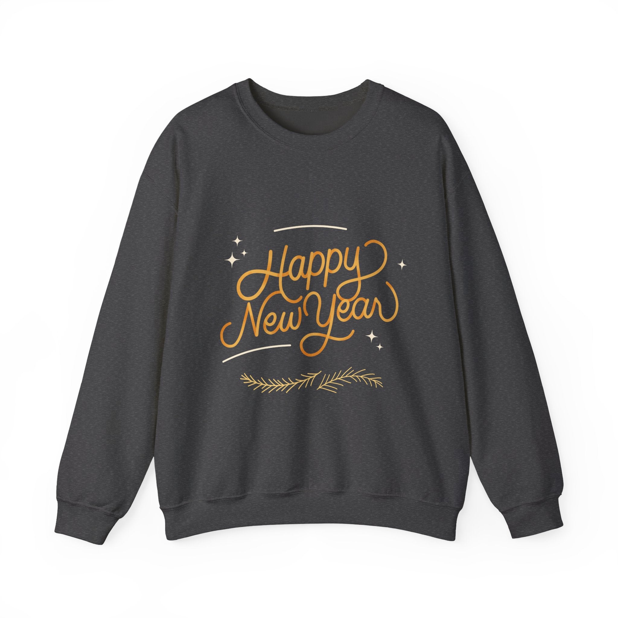 Happy New Year Unisex Crewneck Sweatshirt, Cozy Holiday Apparel, New Year Gift, Seasonal Fashion, Comfortable Sweater
