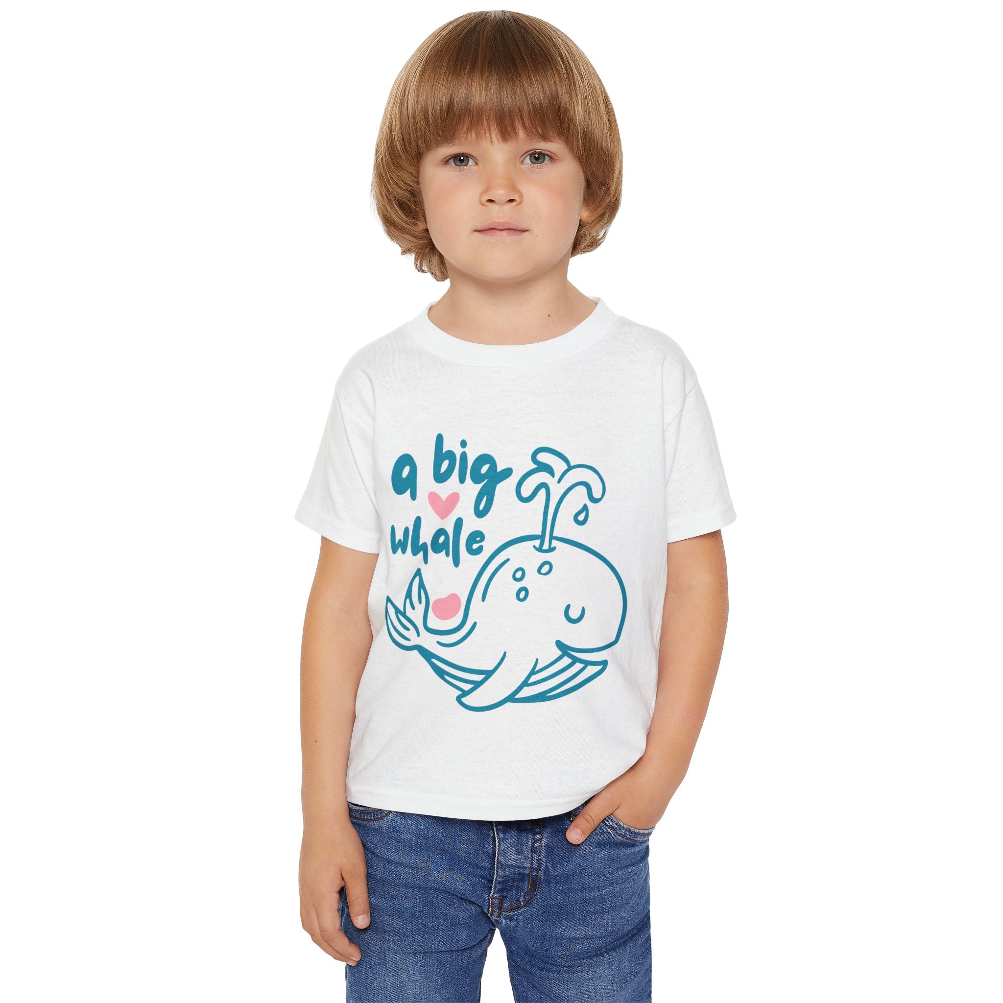 Toddler Heavy Cotton T-Shirt by Gildan | Eco-Friendly Kids Tee | Classic Fit & Soft