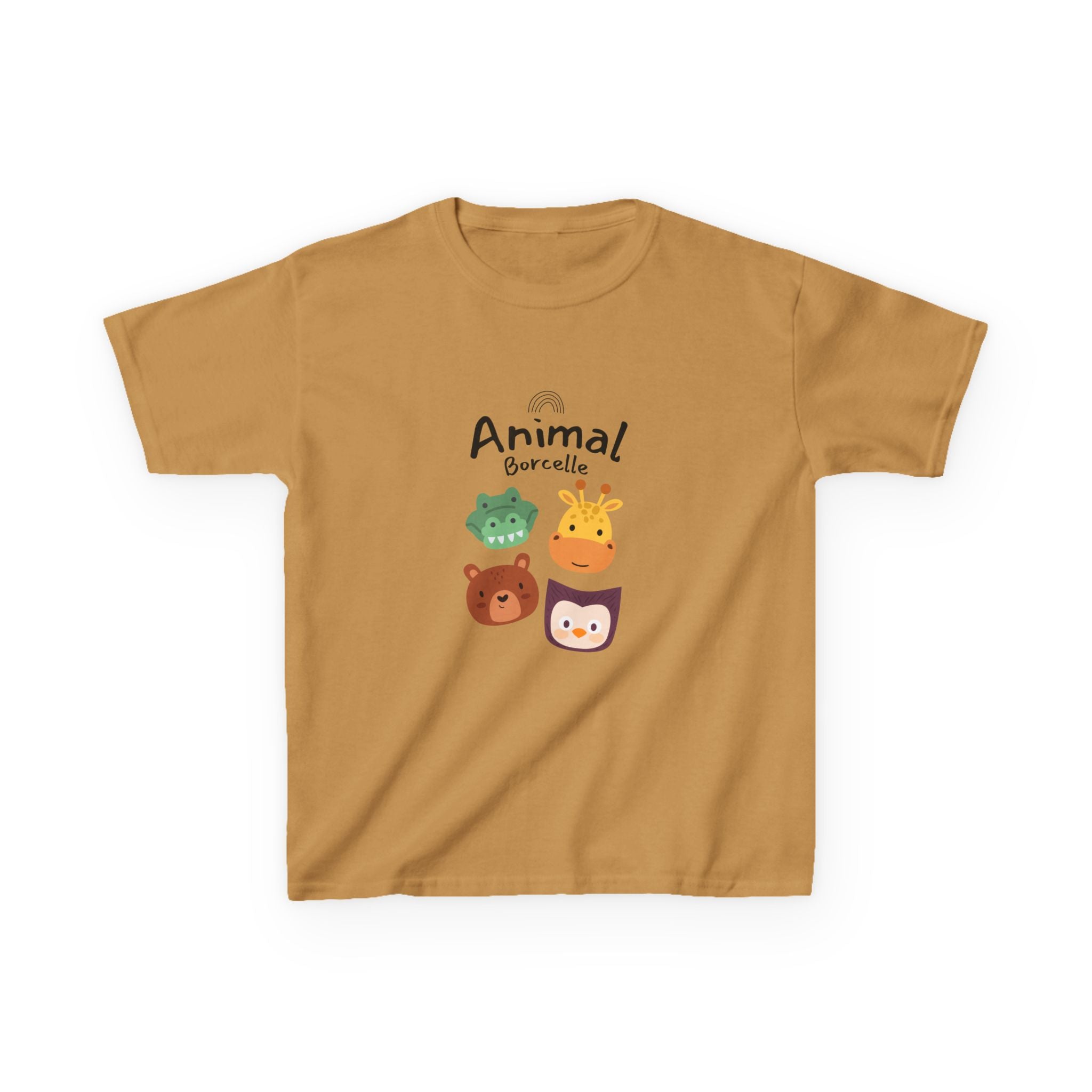 Cute Animal Friends Kids Tee, Fun Casual Wear, Birthday Gift, Playdate Shirt, Toddler Clothes, Daily Wear, Animal Theme