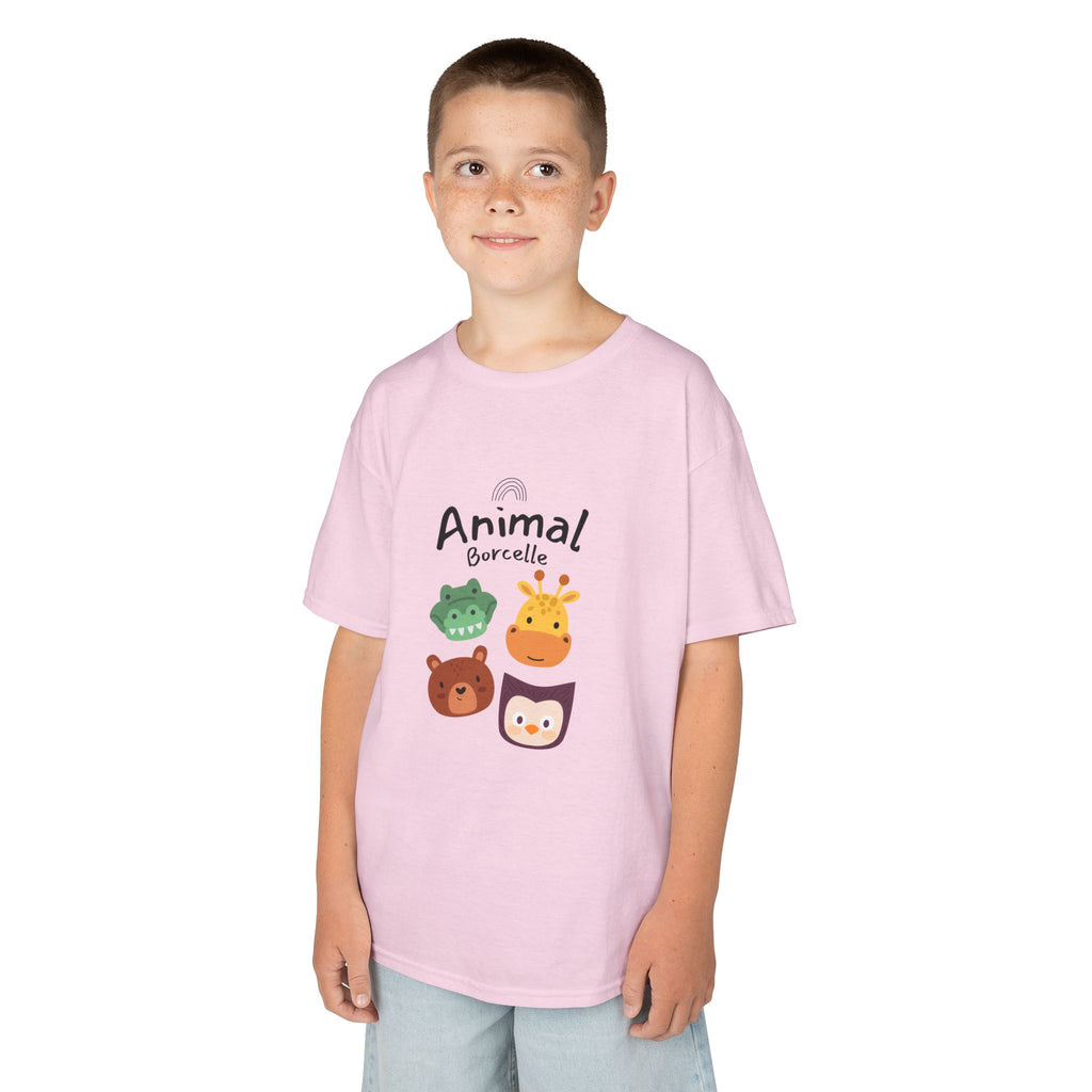 Cute Animal Friends Kids Tee, Fun Casual Wear, Birthday Gift, Playdate Shirt, Toddler Clothes, Daily Wear, Animal Theme