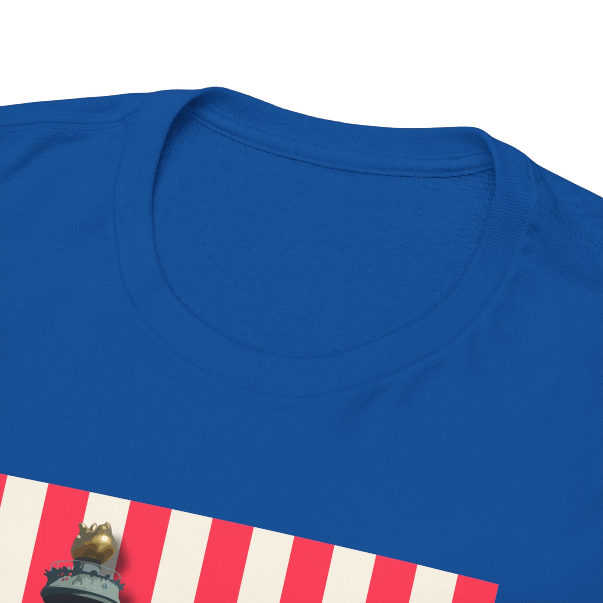 American Vibes Unisex Heavy Cotton Tee, Patriotic Shirt, Gift for Veterans, Independence Day Apparel, Summer Casual Wear