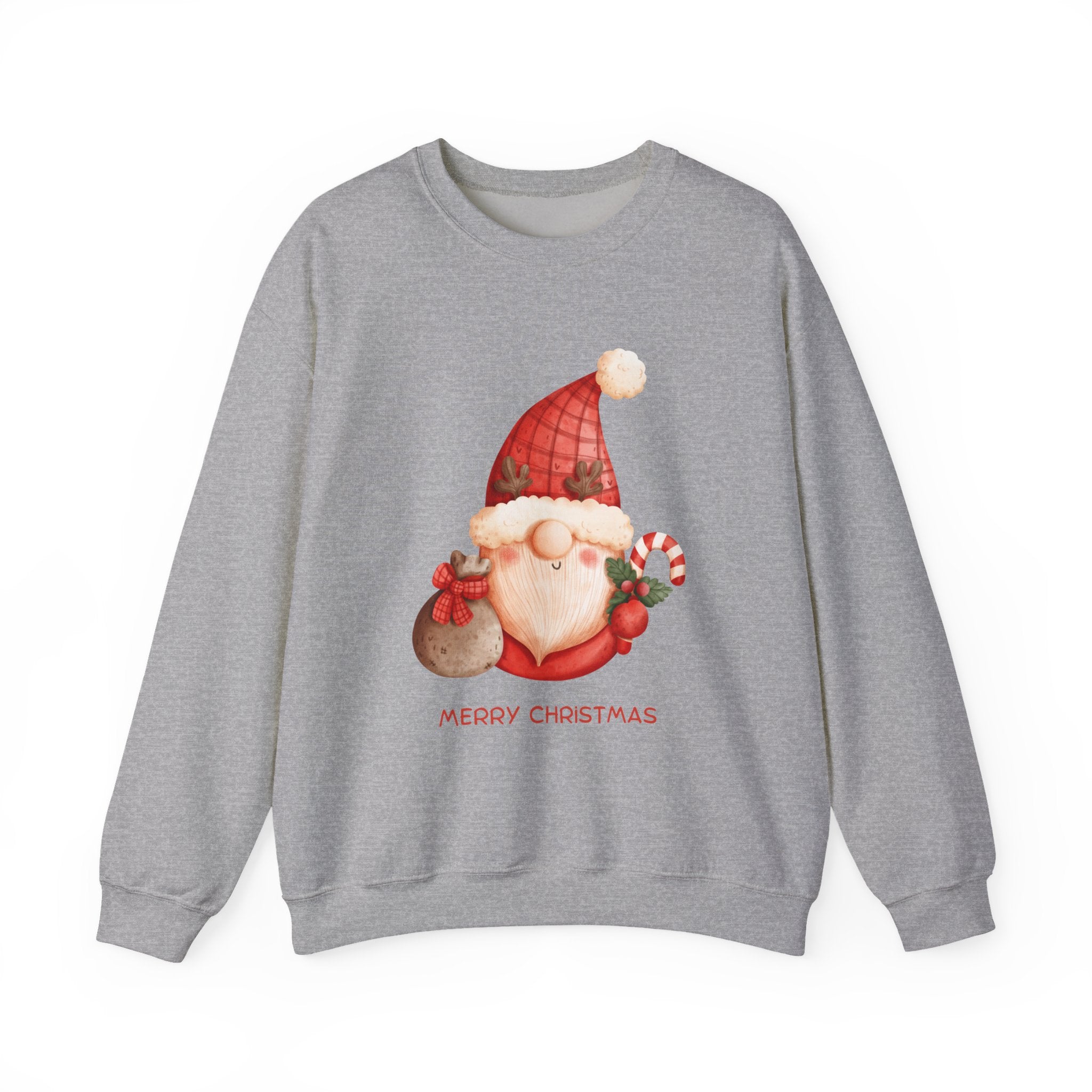 Merry Christmas Santa Sweatshirt, Cozy Crewneck for Holidays, Christmas Gift, Unisex Holiday Apparel, Fun Festive Sweatshirt