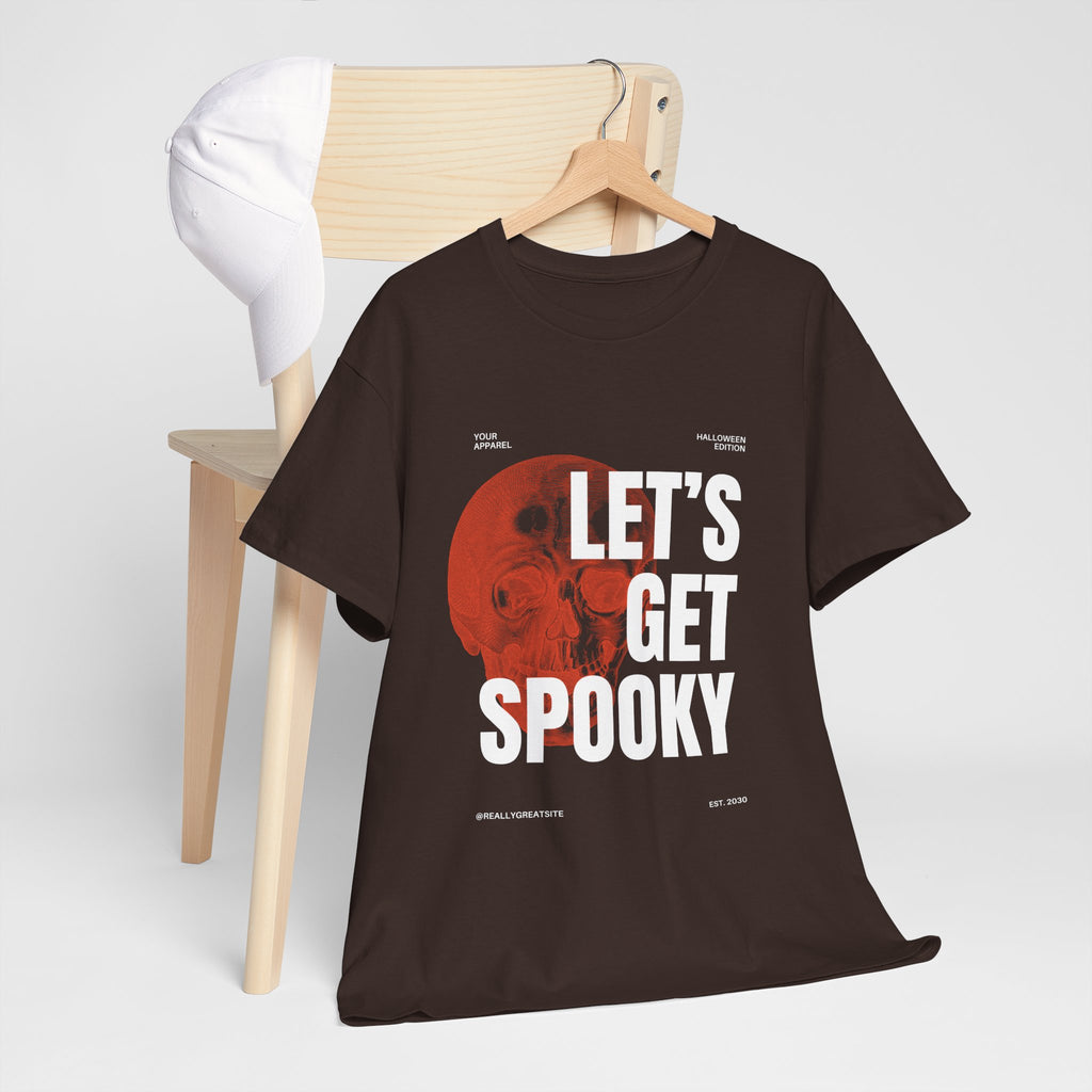Unisex Halloween Tee, Let's Get Spooky Shirt, Fall Fashion, Party Wear, Ghostly Gifts, Casual Comfort