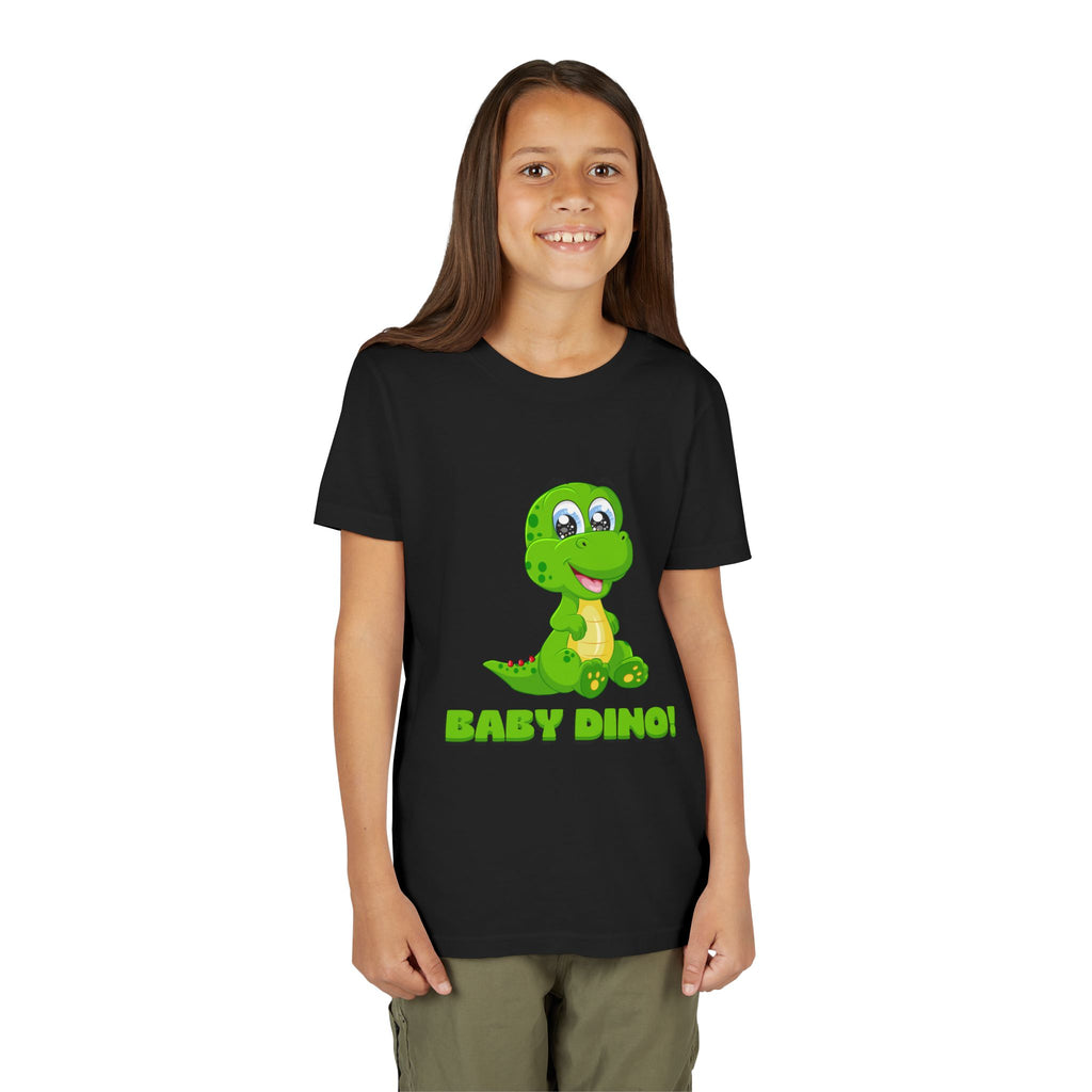 Cute Baby Dino Youth Tee, Dinosaur Shirt for Kids, Perfect for Birthdays, Playdates or Everyday Wear, Fun Gift for Dino Lovers