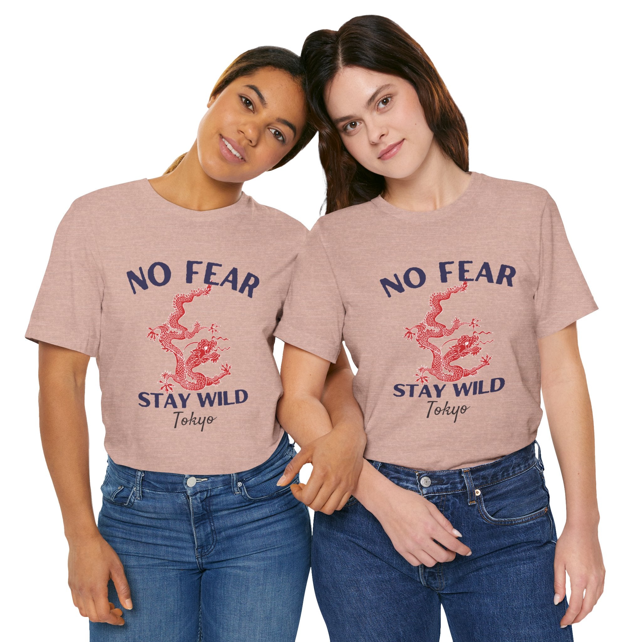 No Fear Stay Wild Unisex T-Shirt | Adventure Tee, Casual Wear, Gift for Nature Lovers, Inspirational Shirt, Summer Fashion