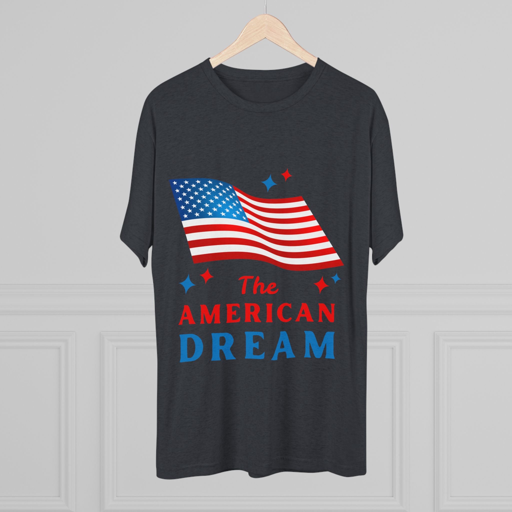 American Dream Unisex Crew Tee, Patriotic Shirt, Independence Day Tee, Casual Summer Top, Gift for Proud Americans