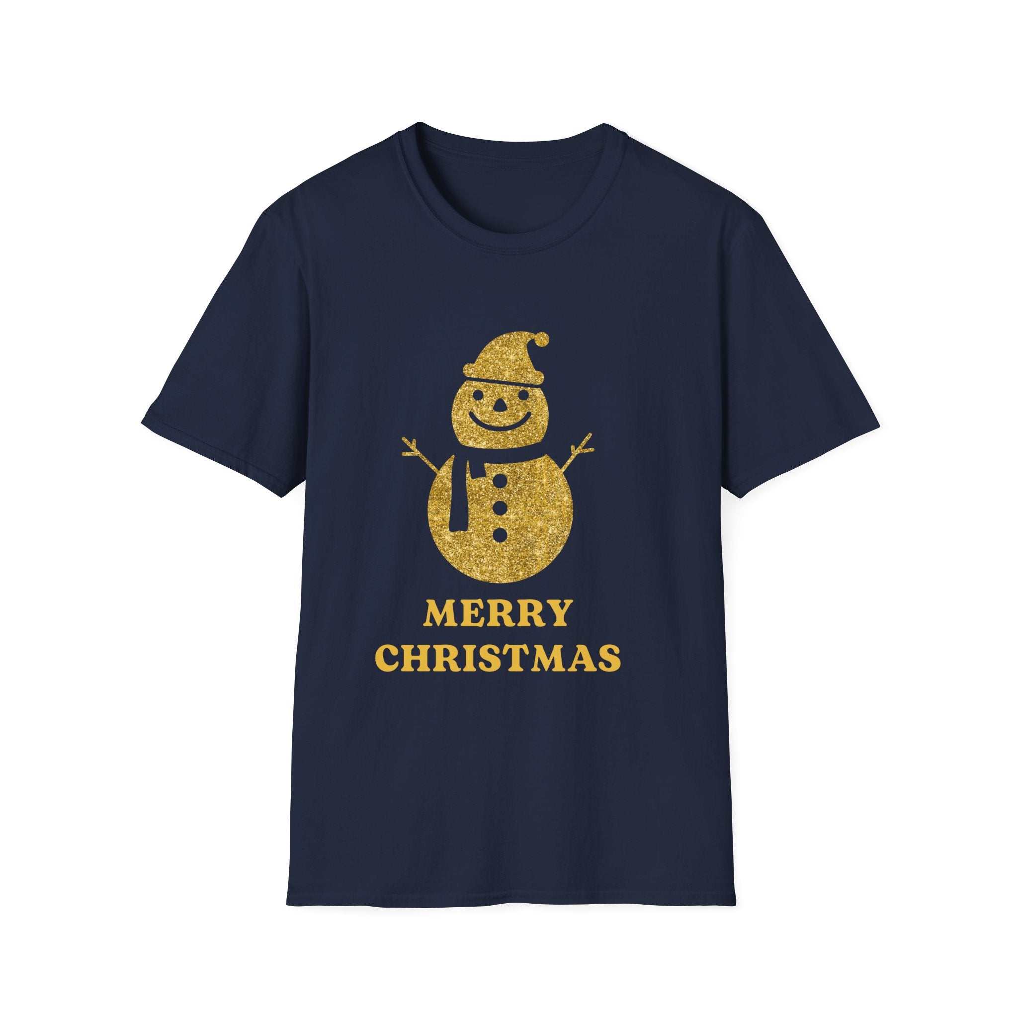 Merry Christmas Snowman T-Shirt, Unisex Holiday Tee, Festive Christmas Gifts, Winter Apparel, Comfortable Crewneck, Cute Seasonal Top