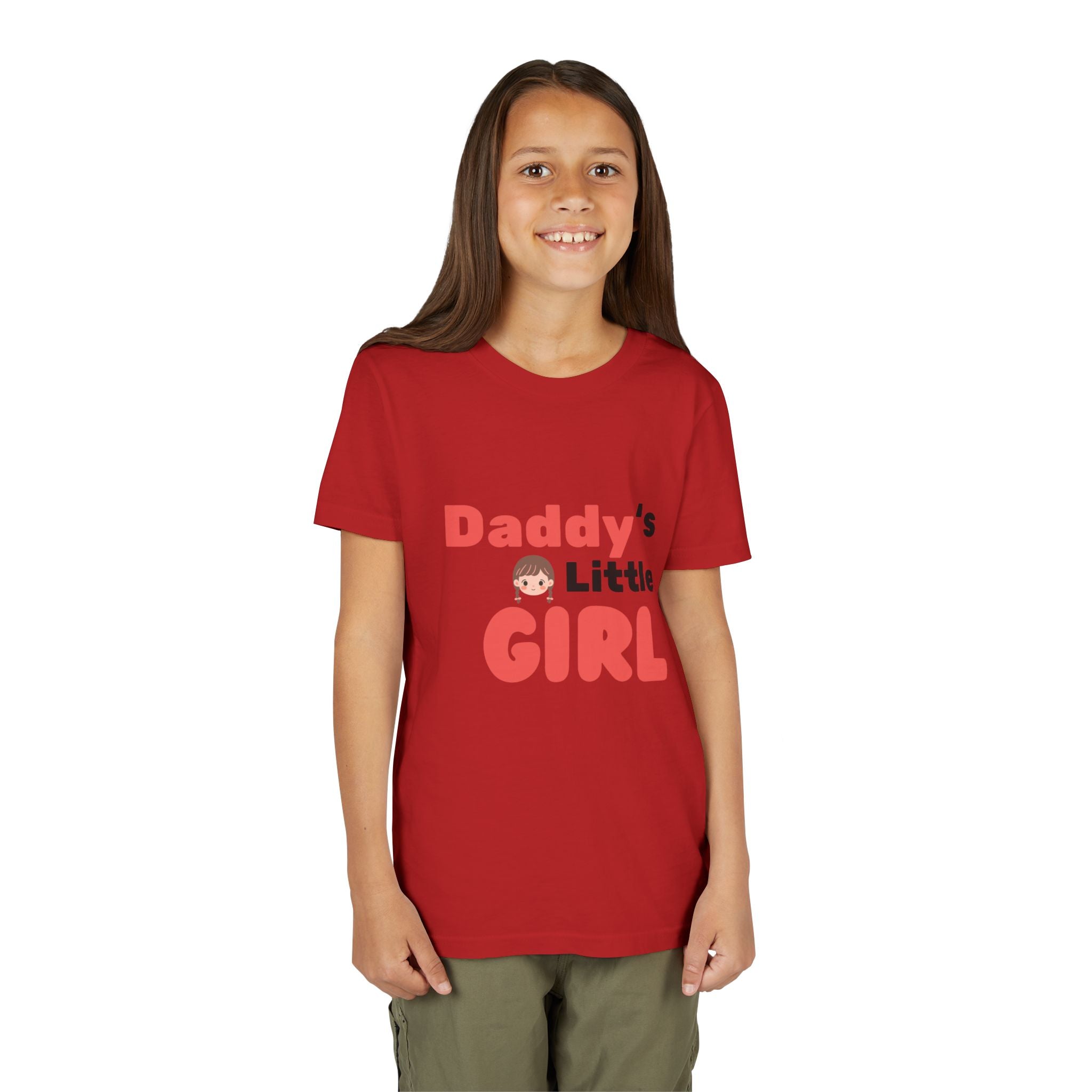Daddy's Little Girl Youth Tee, Cute Kids T-Shirt, Father's Day Gift, Birthday Present, Sweet Family Apparel, Children's Fashion