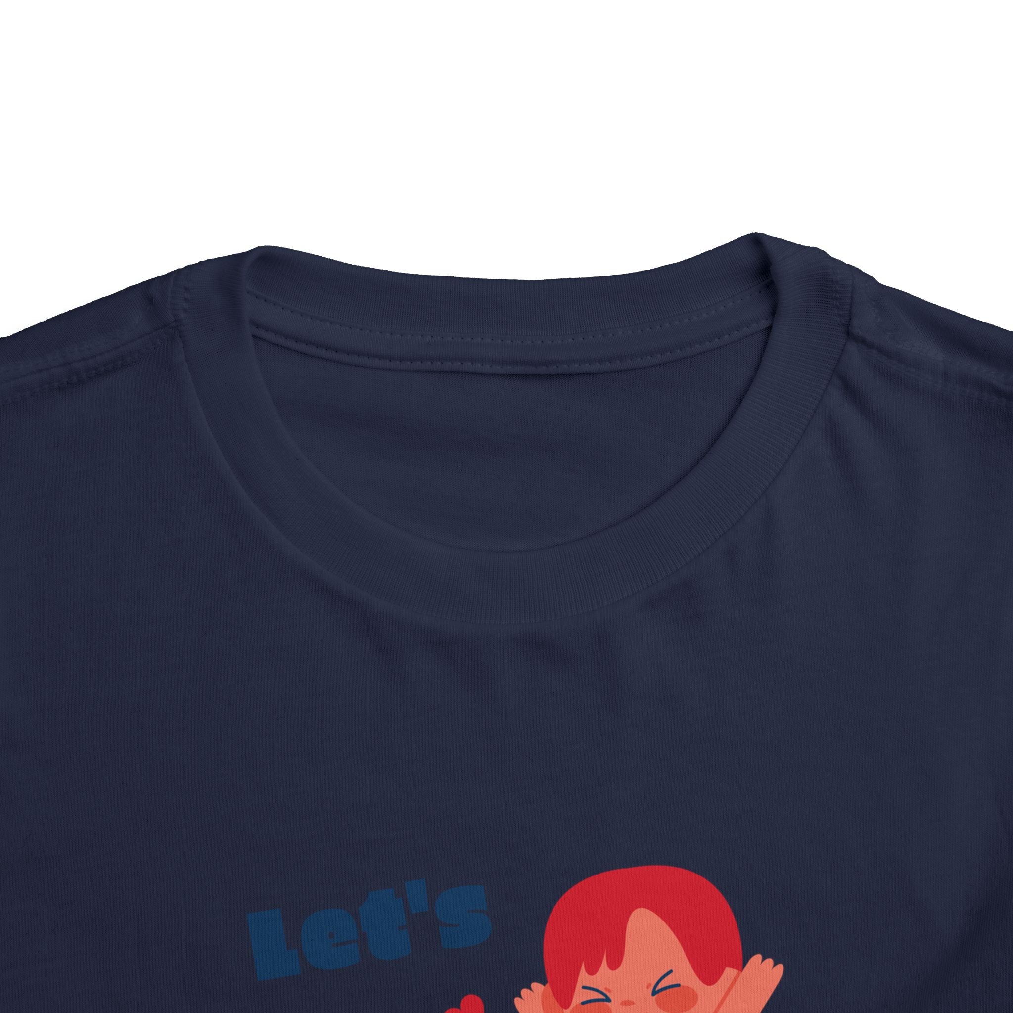 Playful Toddler Tee, Let's Play Shirt, Kids Short Sleeve Top, Fun Toddler Clothing, Adorable Kids Tee