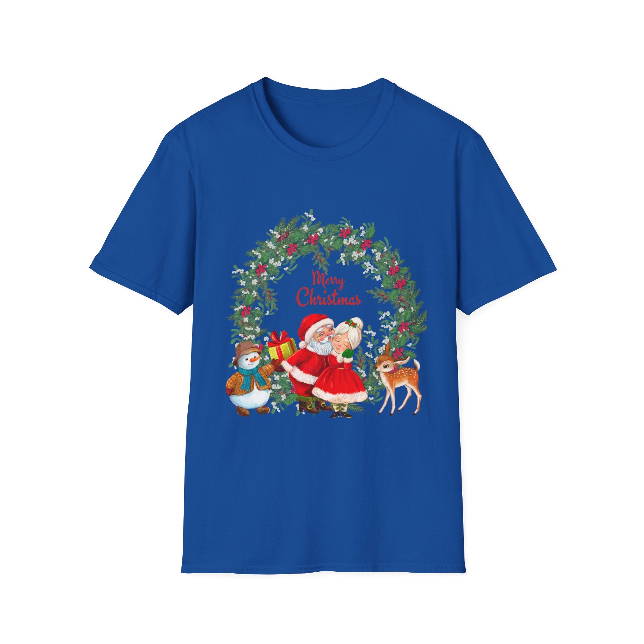 Merry Christmas Unisex T-Shirt, Festive Holiday Tee, Christmas Gift, Family Gathering Apparel, Winter Celebration Wear