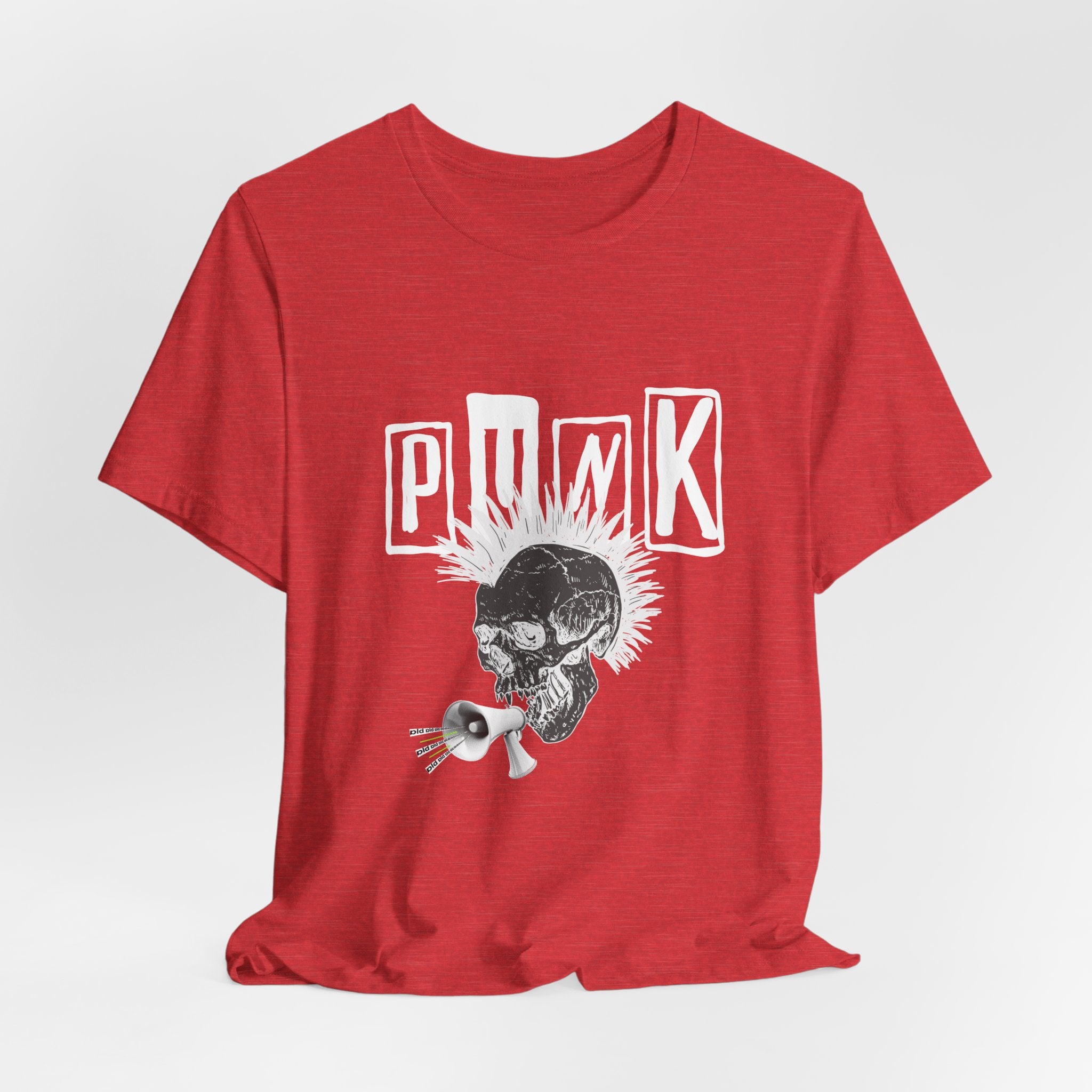 Punk Skull Graphic Tee, Unisex T-Shirt, Alternative Fashion Shirt, Edgy Clothing, Gift for Music Lovers