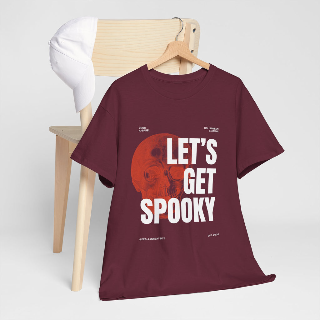 Unisex Halloween Tee, Let's Get Spooky Shirt, Fall Fashion, Party Wear, Ghostly Gifts, Casual Comfort