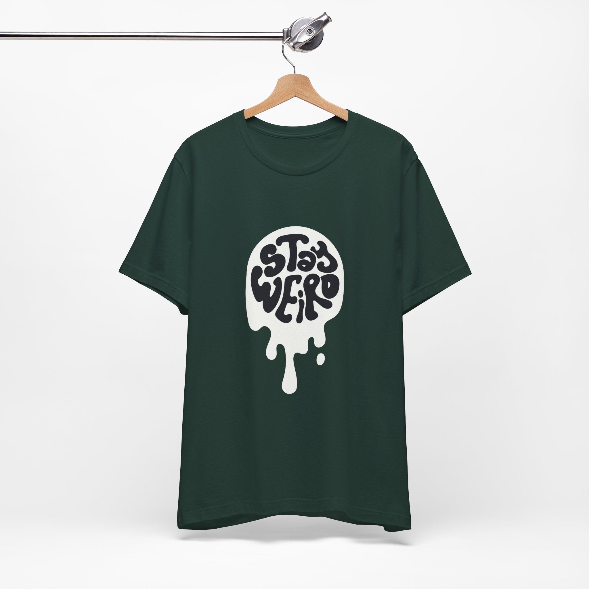 Stay Weird Unisex Tee - Comfortable Graphic T-Shirt, Casual Wear, Gift for Friends, Artsy Apparel, Everyday Fashion